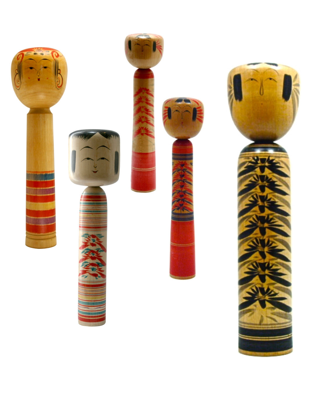 Japanese Traditional Kokeshi | Zao-Kei (Family)