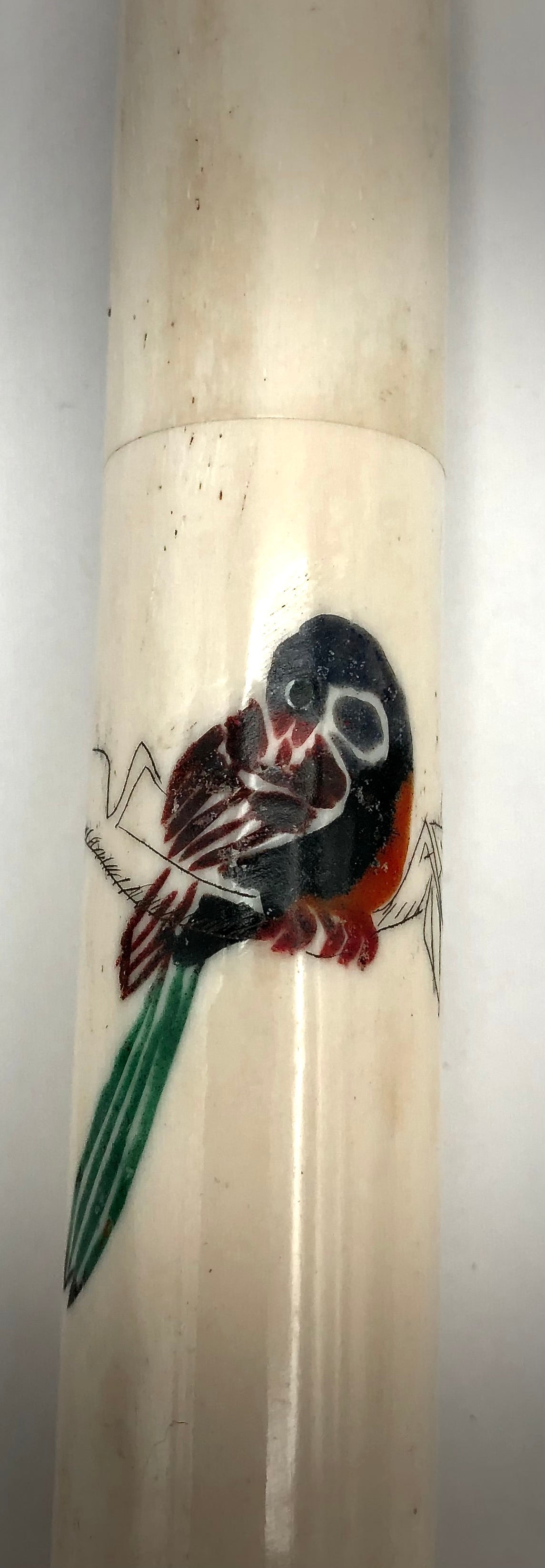Antique Japanese Bone Calligraphy Brush | An Artist’s Treasure