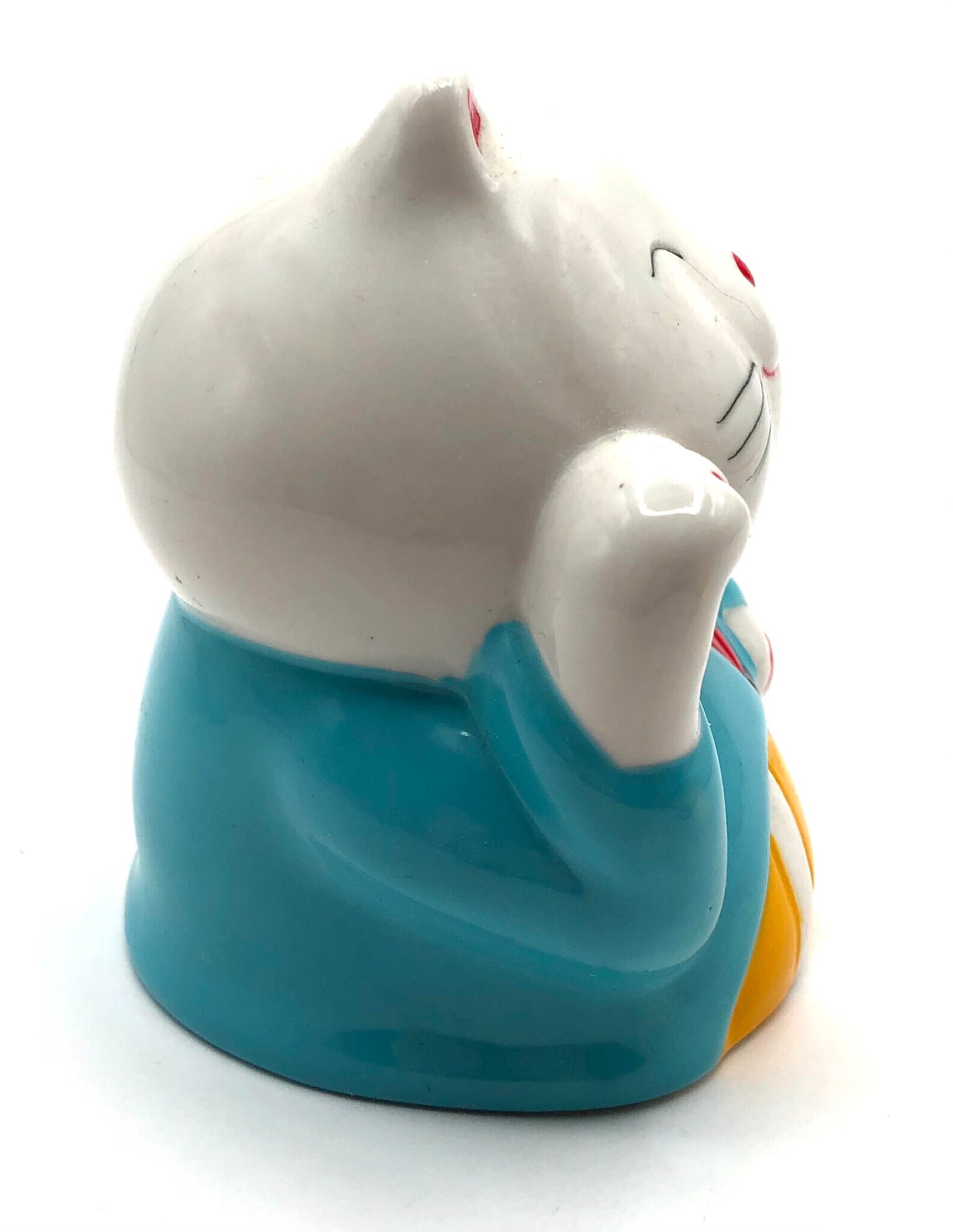Contemporary Japanese Beckoning Maneki-Neko Cat Bank