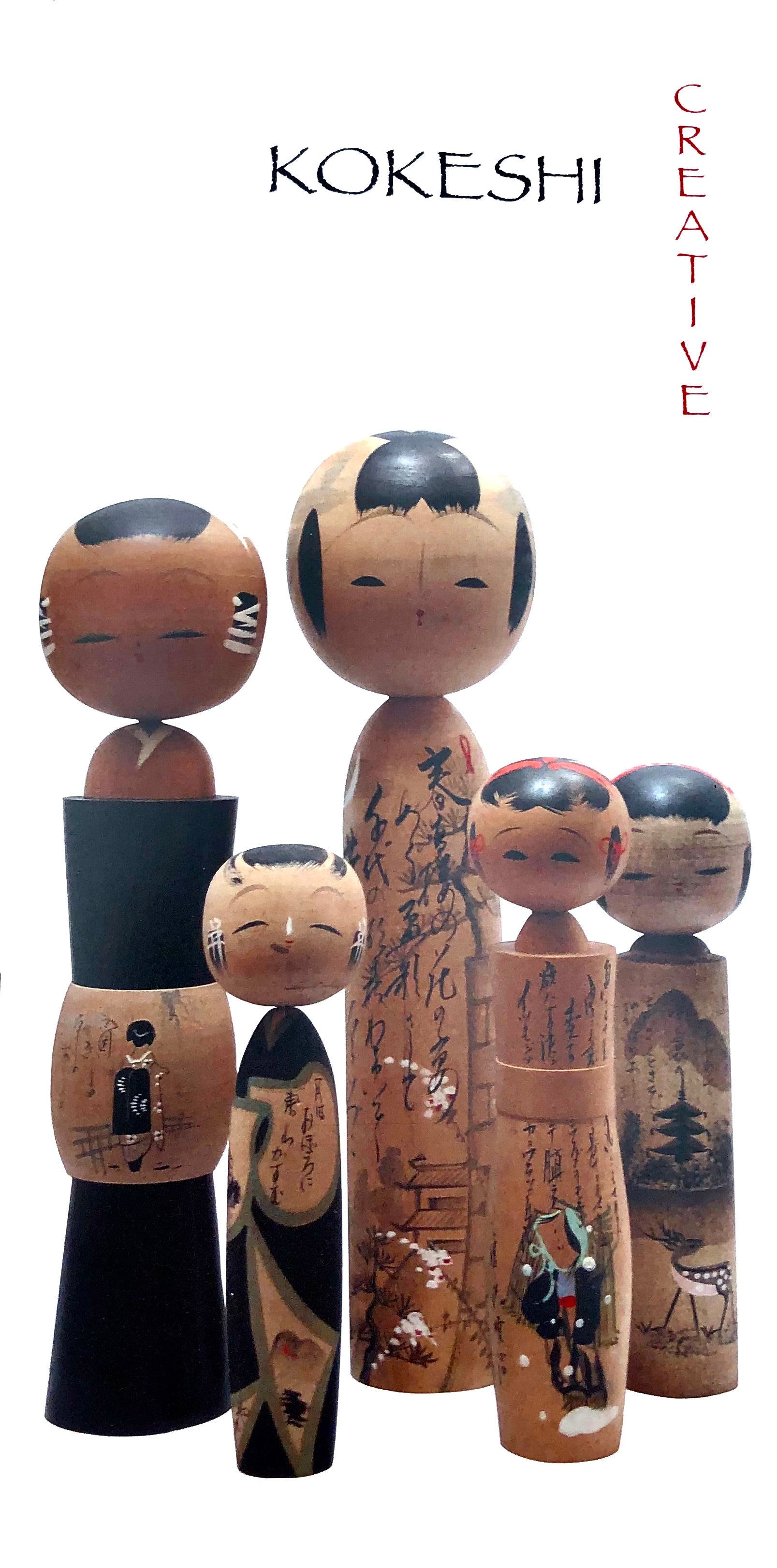 Kokeshi: Wooden Treasures of Japan by Michael Evans and Robert Wolf | New and Direct from the Publisher