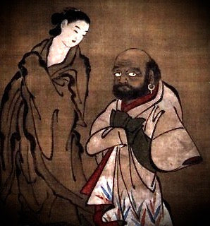 Vintage Japanese Sosaku Carvings of “Folk Deities” by Suizan, Shinobu (Yokusan, Shizan)