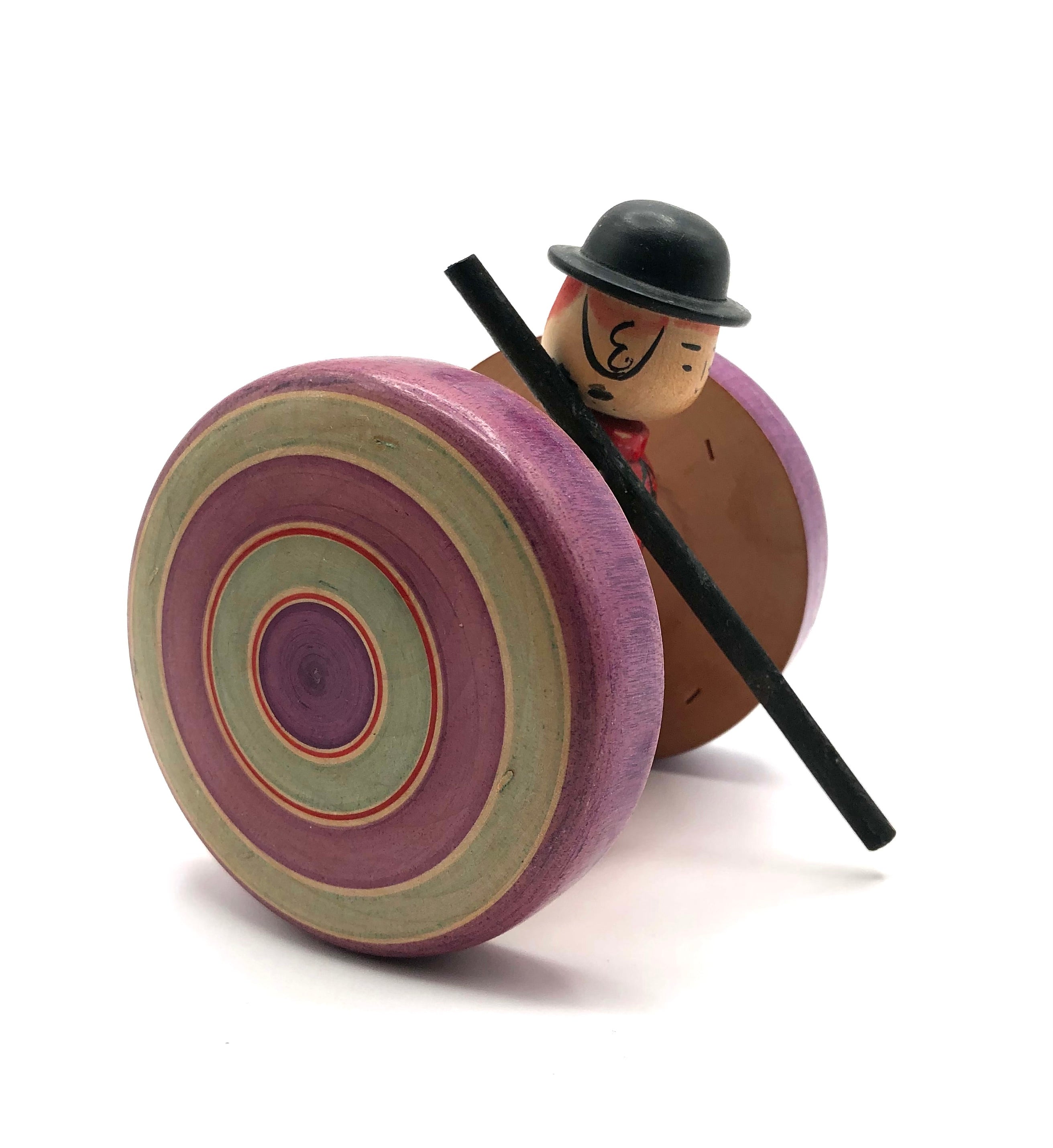 Vintage Japanese Tougatta Fukuguruma (Fortunę Car) | Wheel Pull Toy by Yonamoto, Yutaka