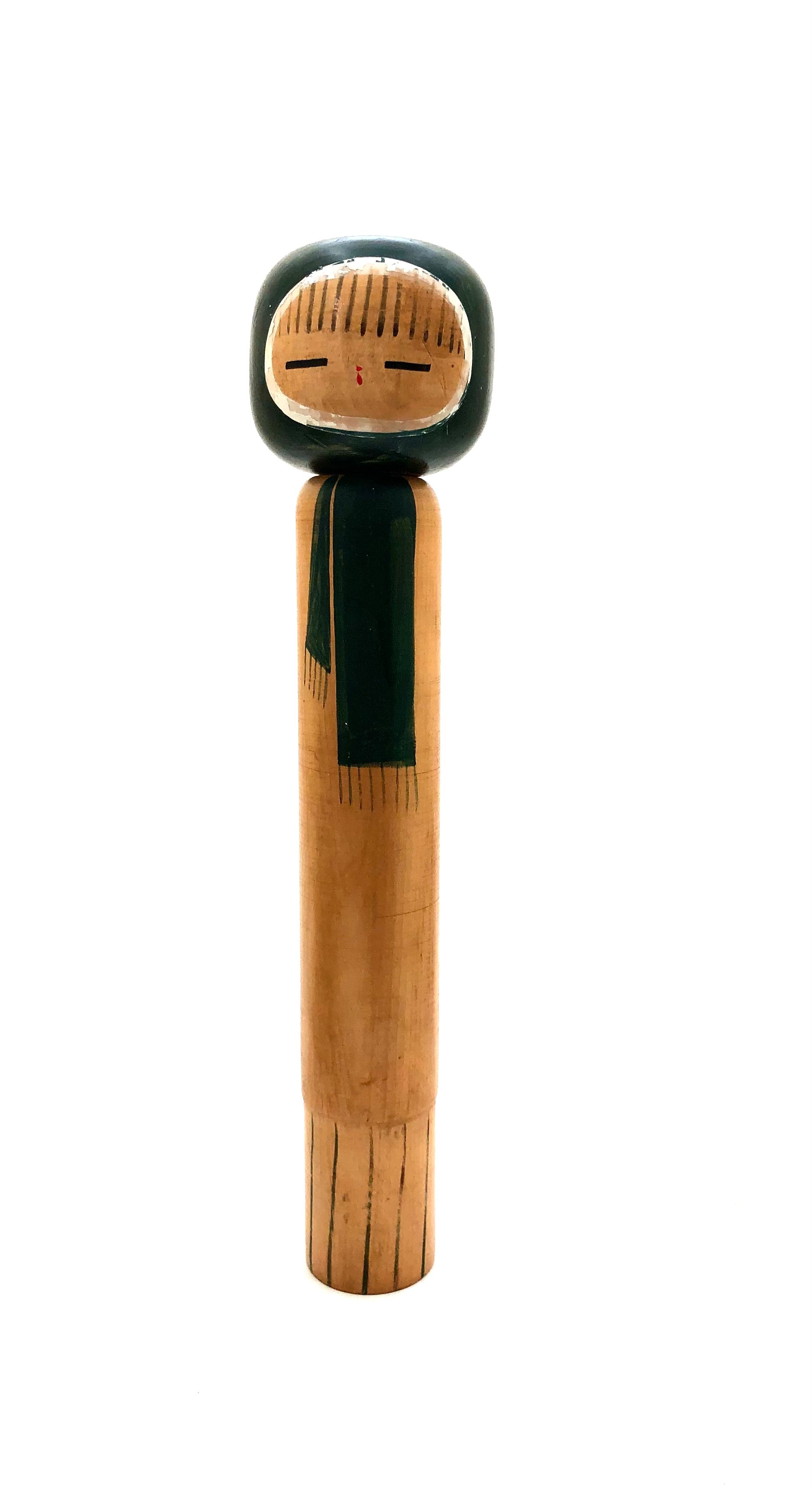Vintage Japanese Sosaku Kokeshi entitled: “Kitakae | North Wind” by Shouzan, Shido