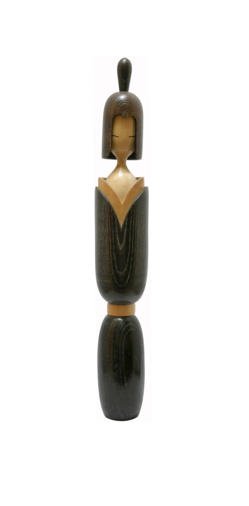 Vintage Japanese Sosaku Kokeshi entitled: “Hatsune | A Lady” by Shouzan, Shido