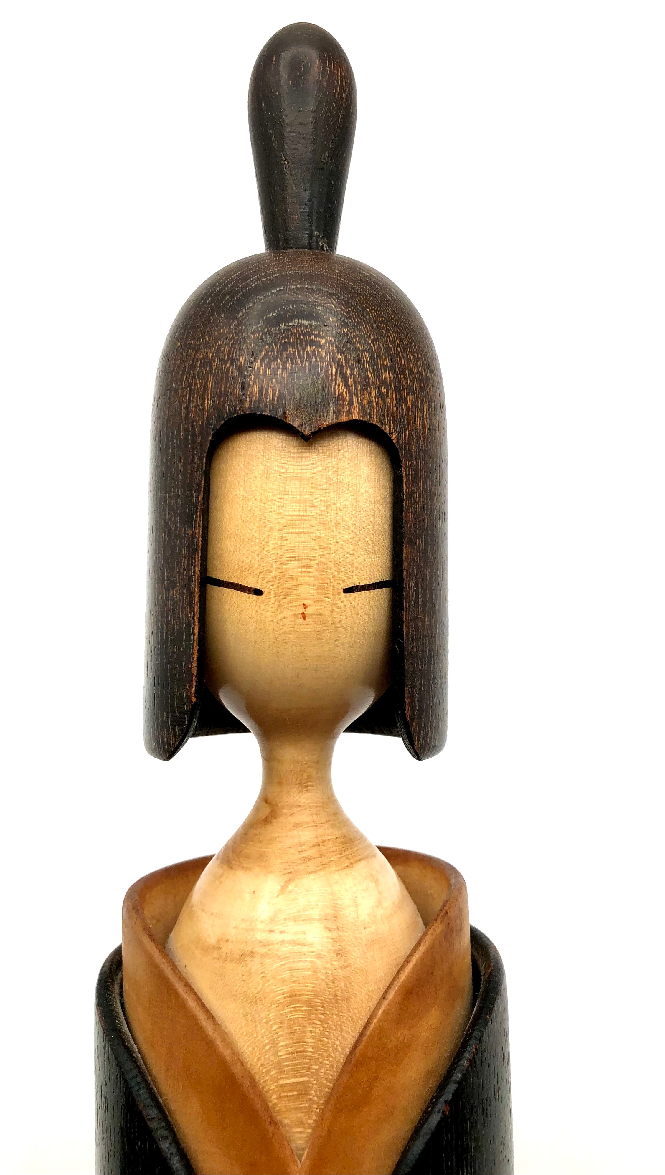 Vintage Japanese Sosaku Kokeshi entitled: “Hatsune | A Lady” by Shouzan, Shido