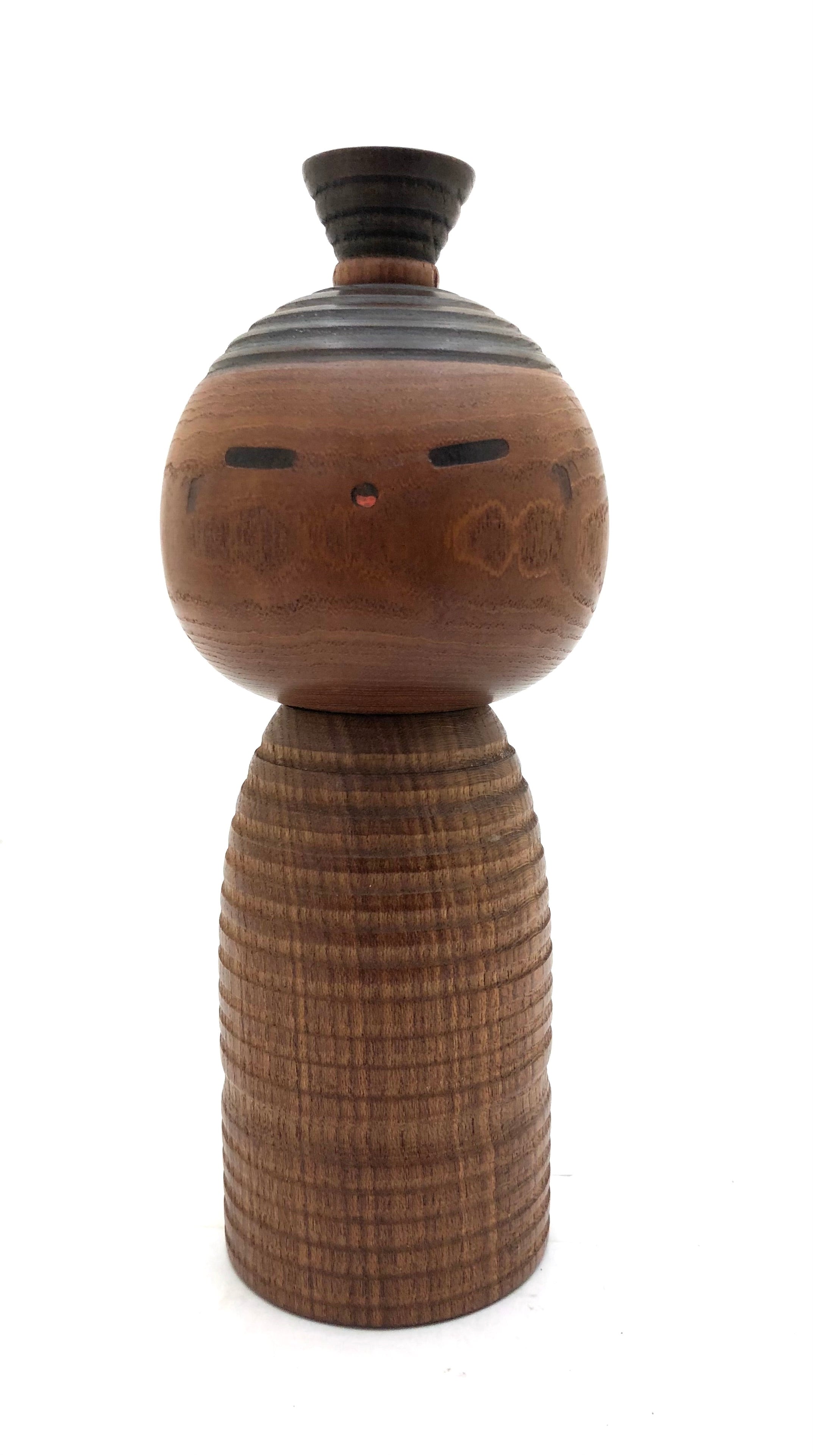 Vintage Japanese Sosaku Kokeshi by Yamanaka, Sanpei entitled: “Sekishun” | Lamenting the Passing of Spring