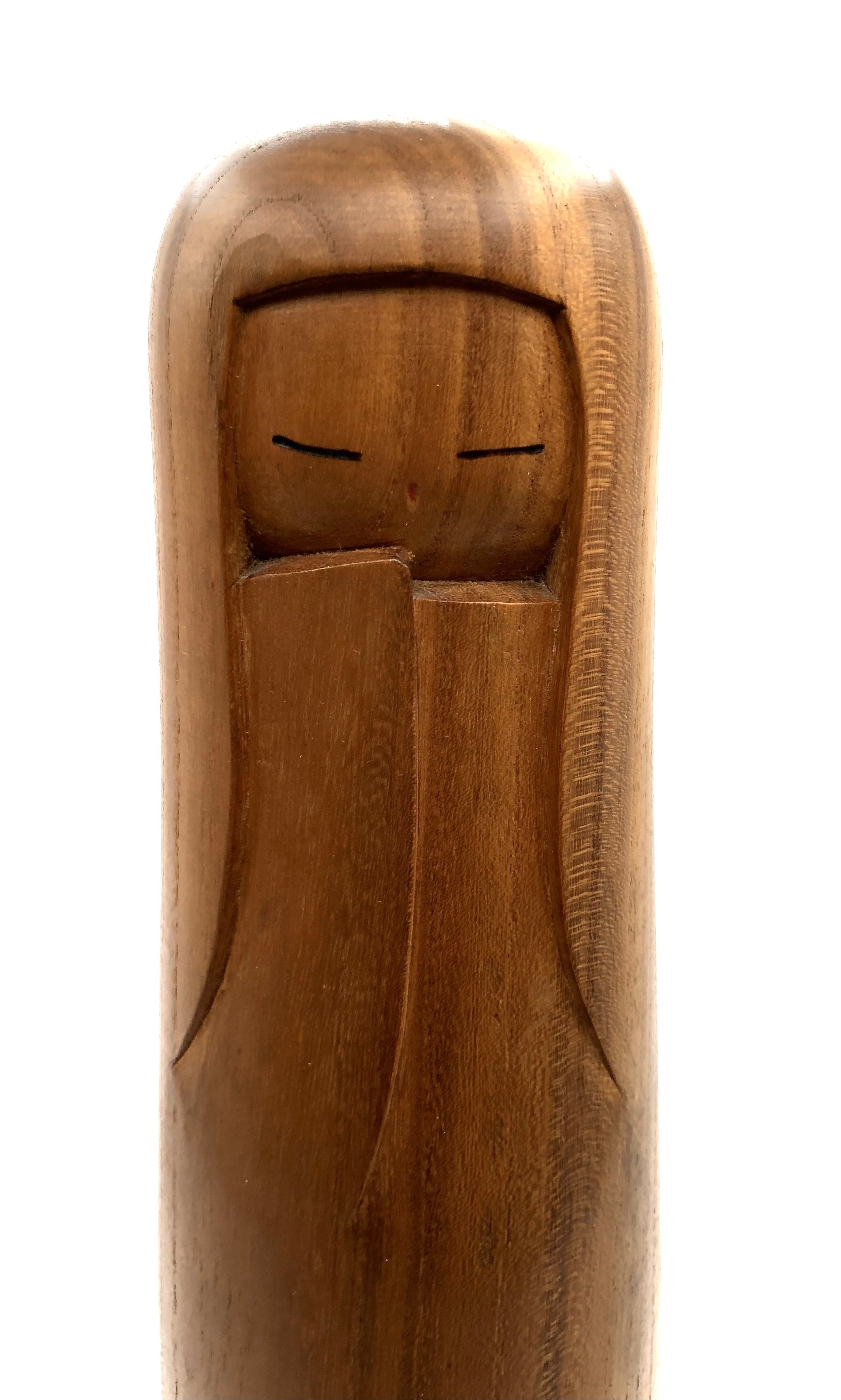 Vintage Japanese Sosaku Kokeshi entitled: “Miyayo-ji | Road to the Capital” by Takeda, Masashi (1930-2015)