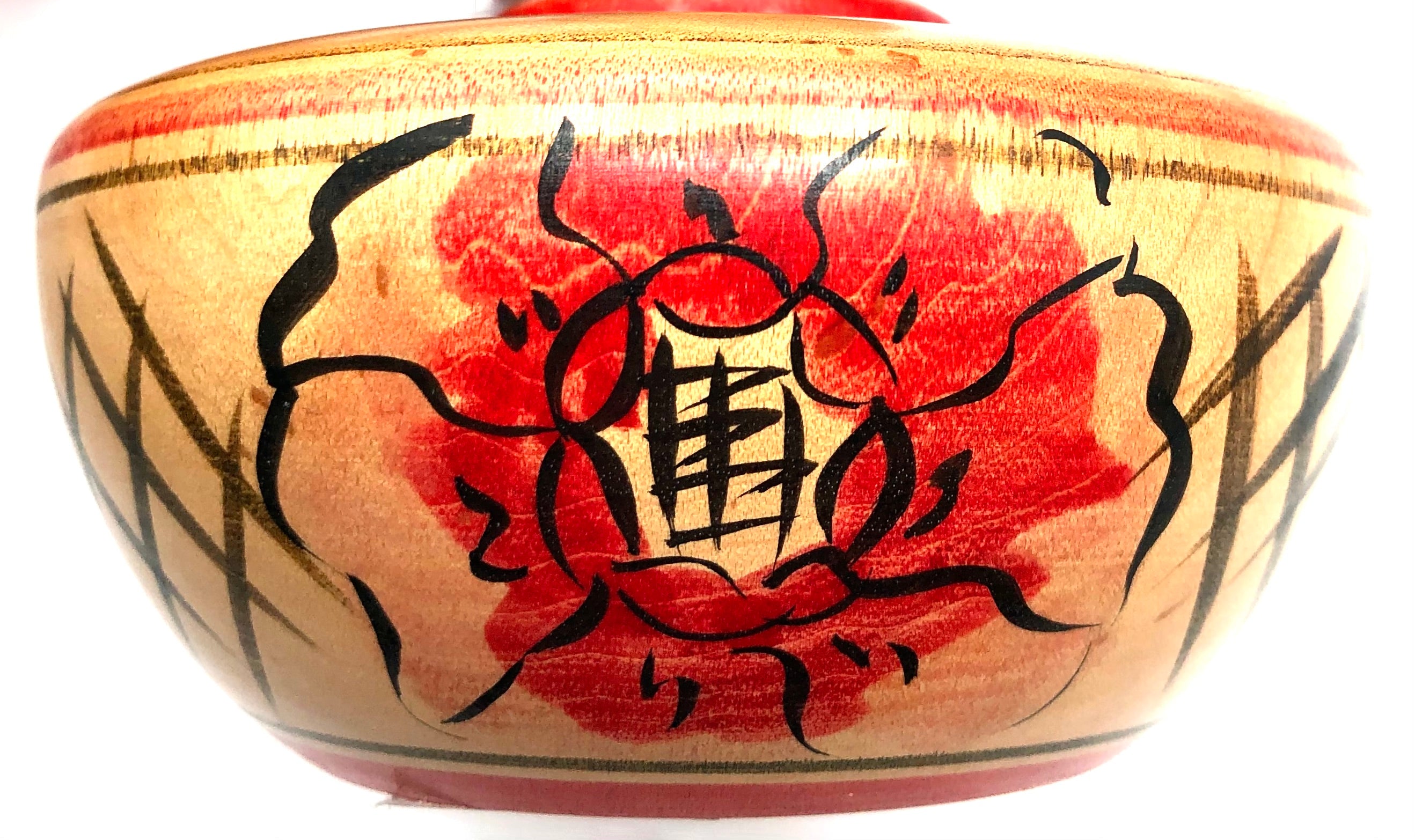 Vintage Japanese 'Takobozu' Nakanosawa Ejiko Kokeshi by Kakizaki, Fumio