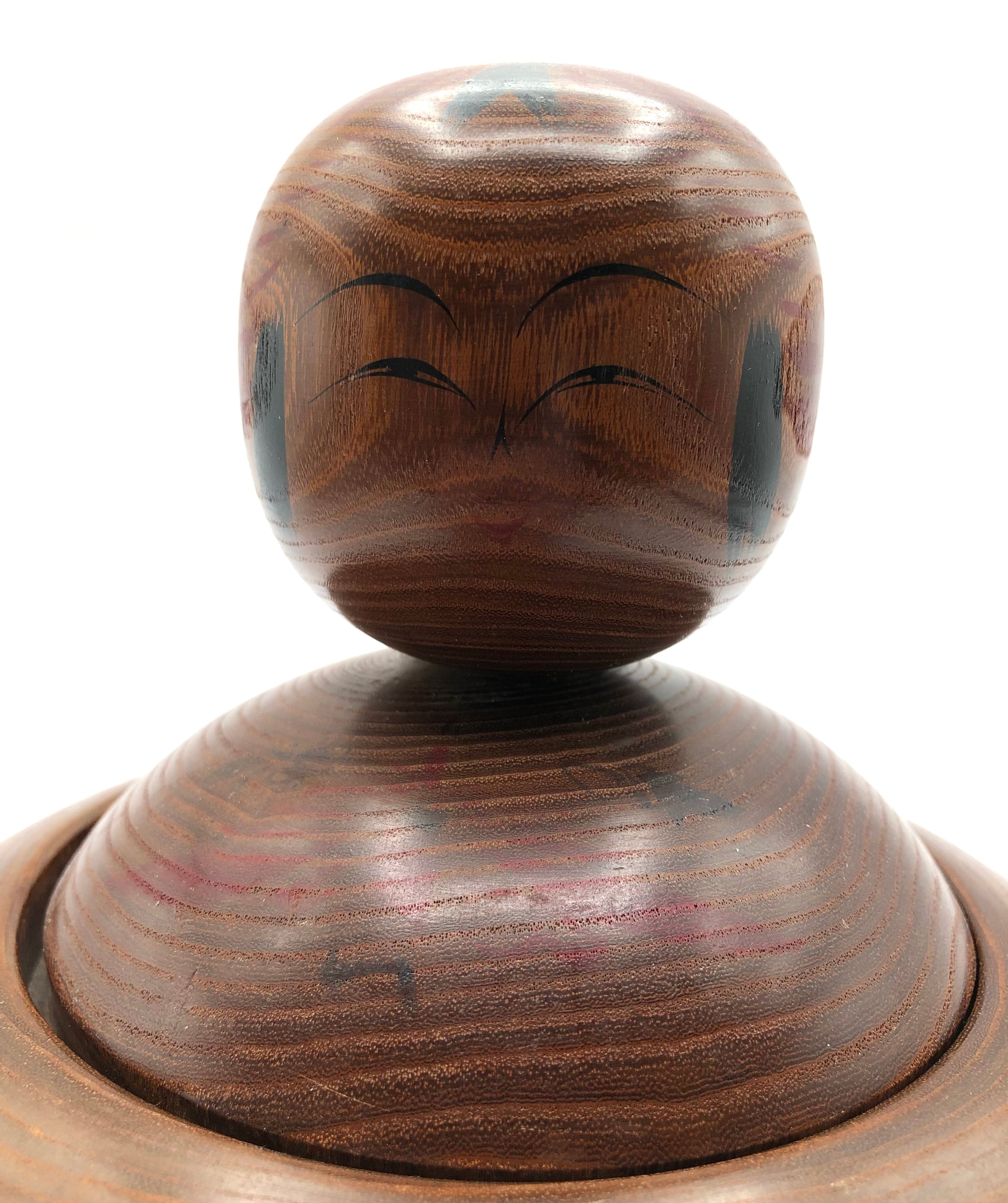 Vintage Japanese Traditional Tougatta Style Ejiko Kokeshi by Sato, Masahiro