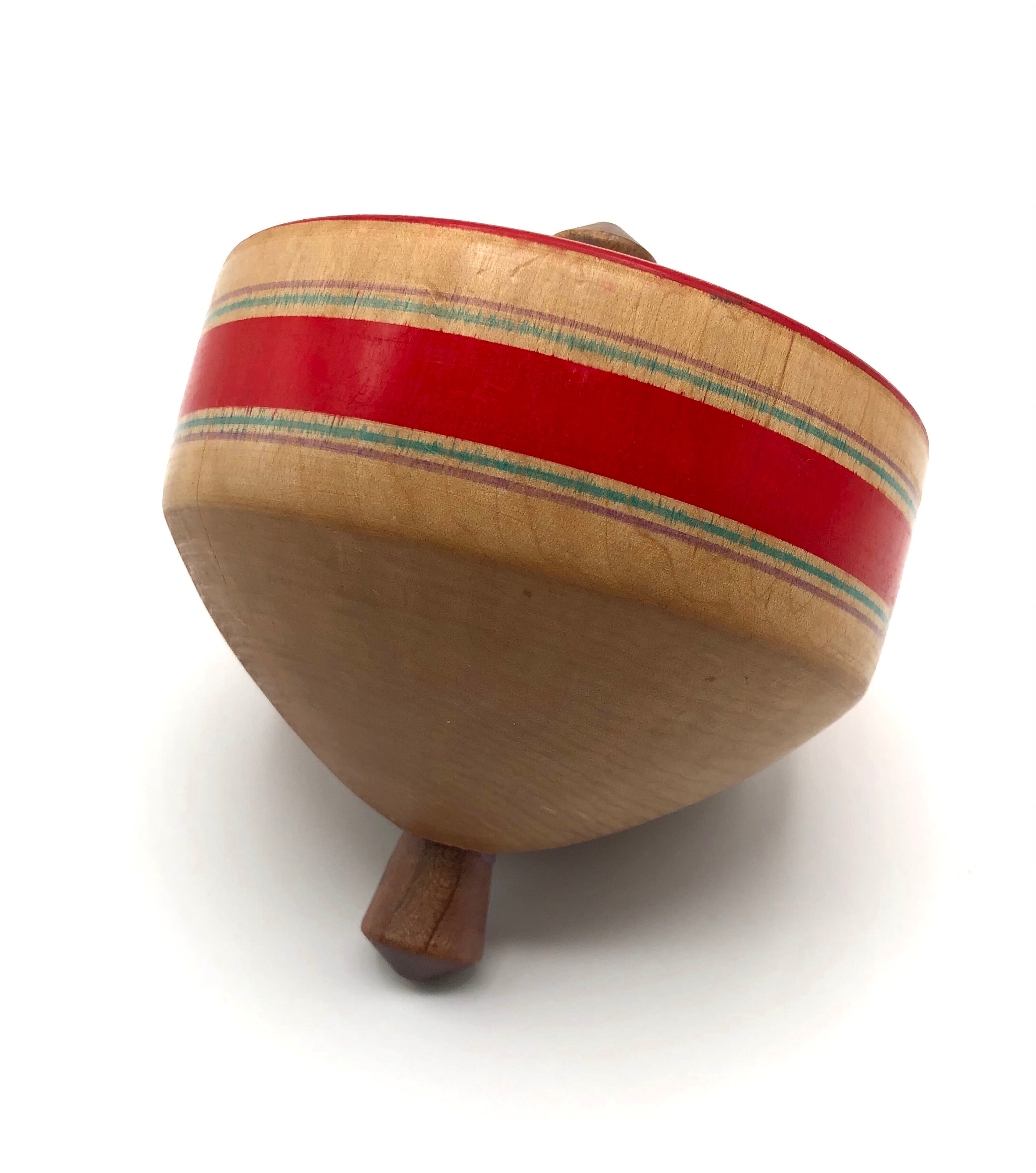 Vintage Japanese Edo-Koma Spinning Top by Hiroi Brothers (Tougatta Family)