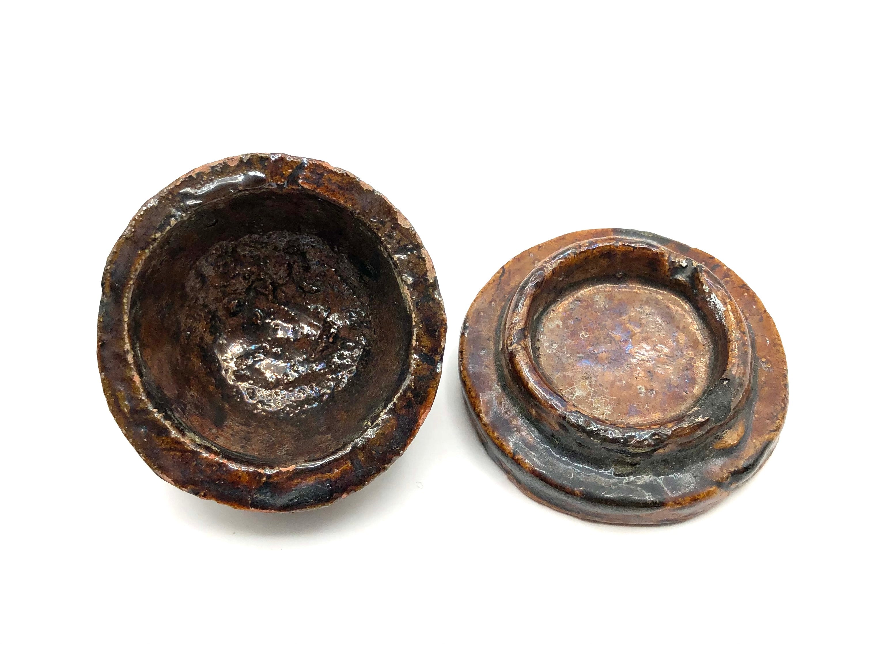 Vintage Japanese Kogo Incense Container by Joho Nakamura | Sumidemae Ceramic Collectible