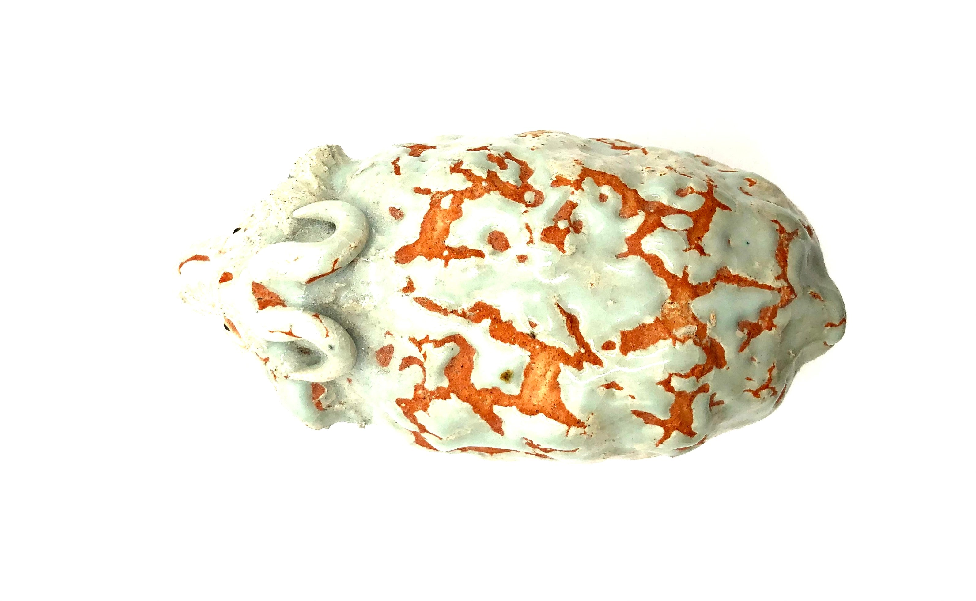 Vintage Japanese Shino-yaki Ram by Hoshiai, Shinrei
