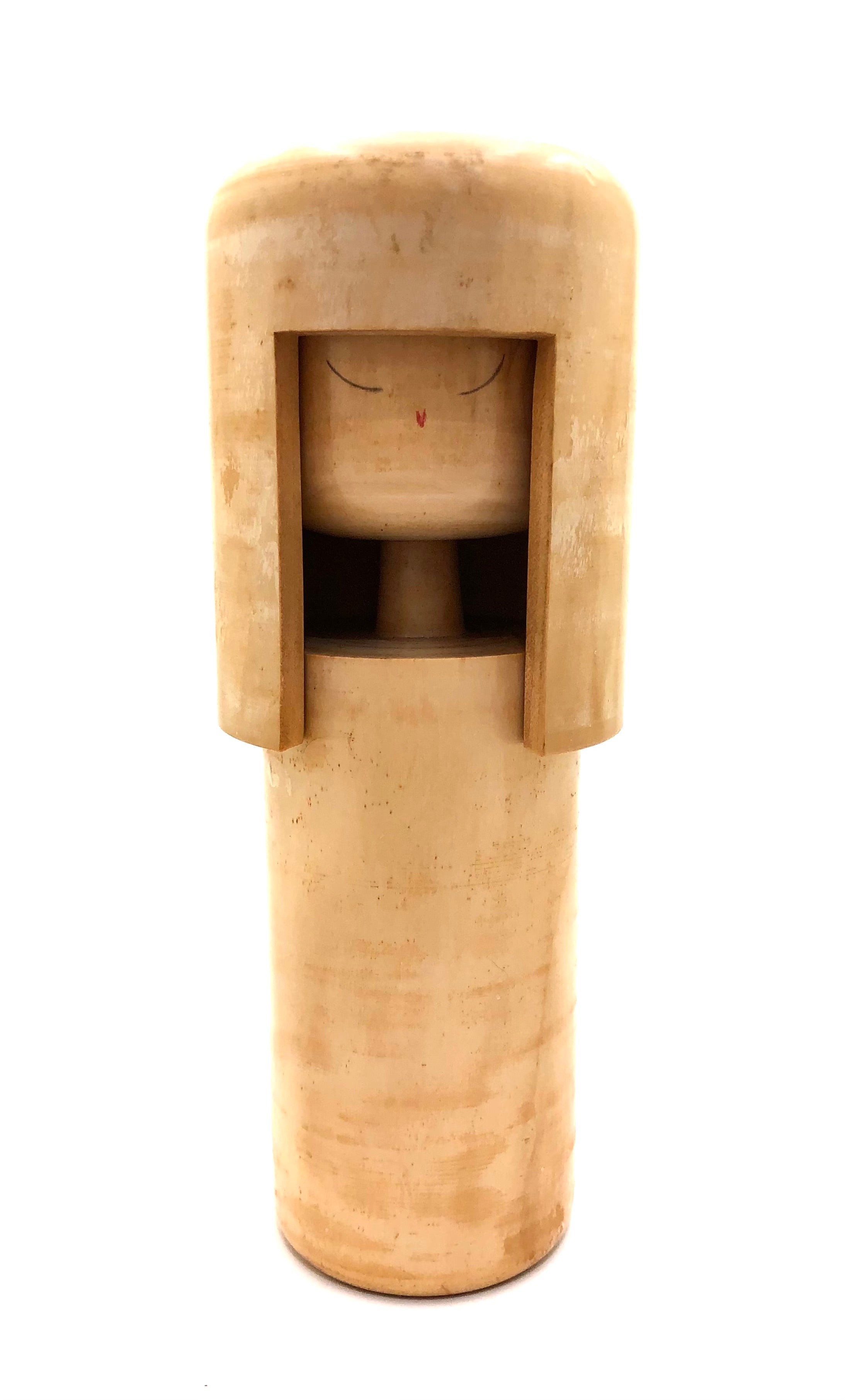 Vintage Japanese Sosaku Kokeshi entitled: “”Dojo | Young Lady” by Tanaka, Harumasa