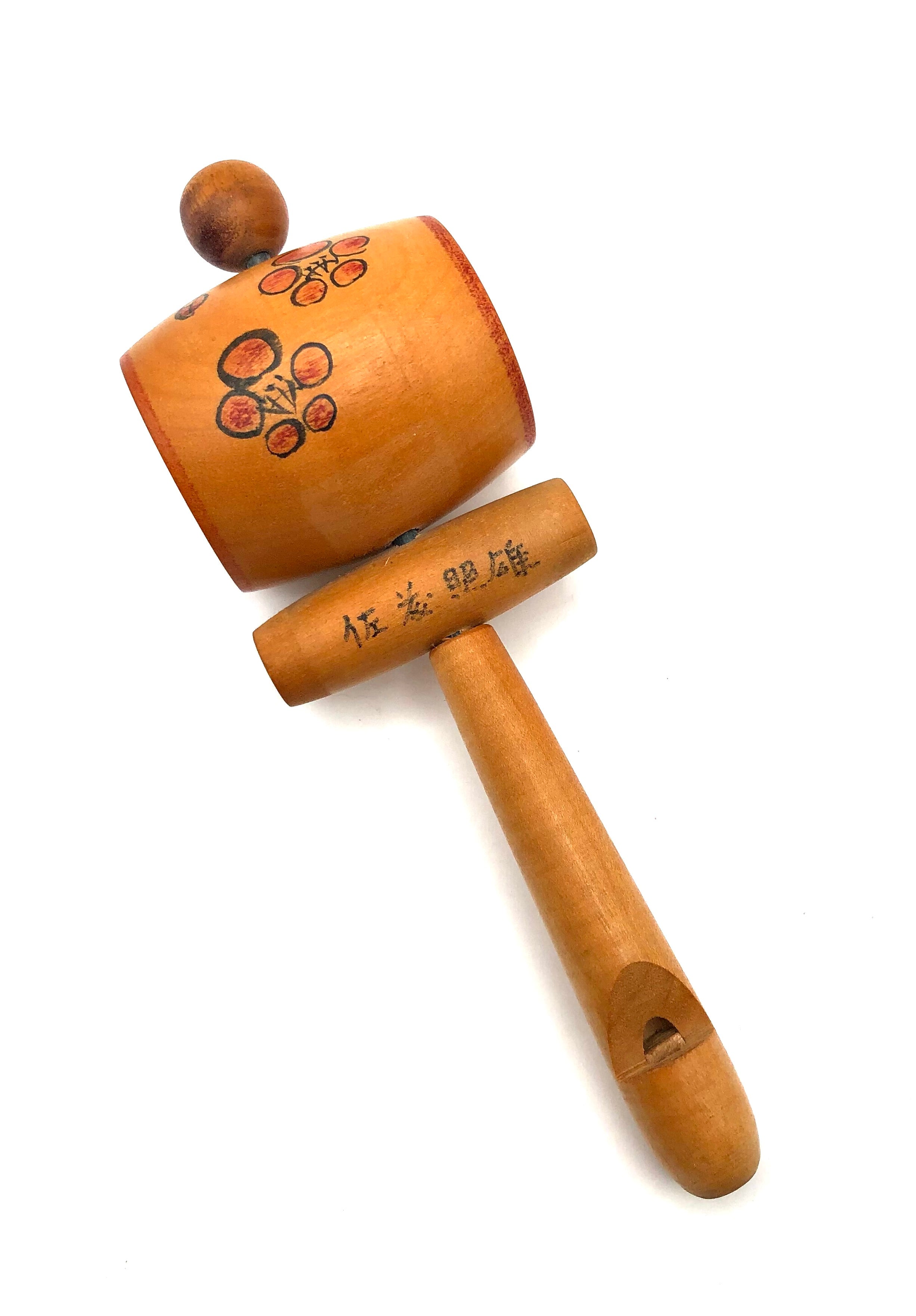 Vintage Japanese Tougatta-kei ‘Uchide no kozuchi’ (lucky Mallet), Rattle and Whistle by Sato, Teruo (1919-1988)