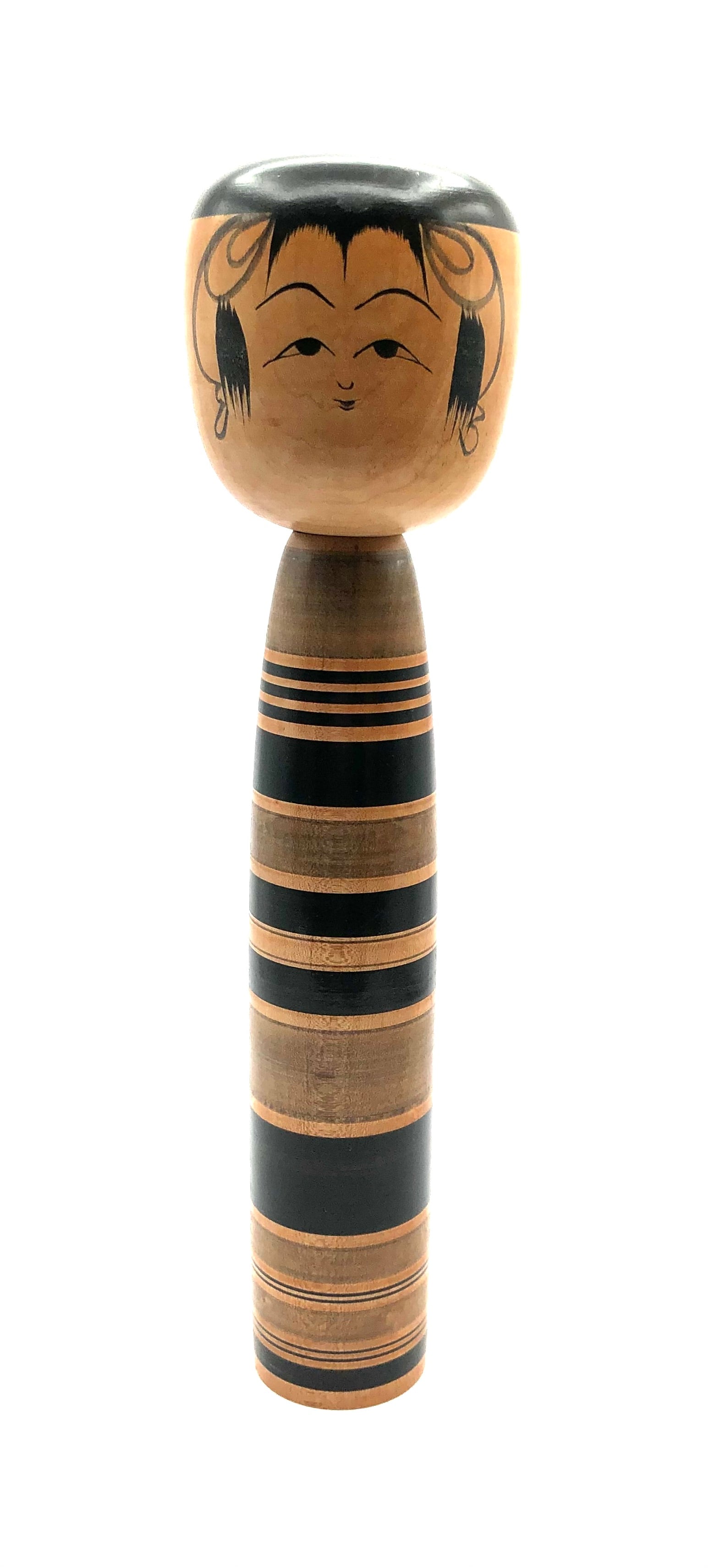 Vintage Japanese Traditional Tsuchiyu Kokeshi entitled: “Enlightenment” by Morio