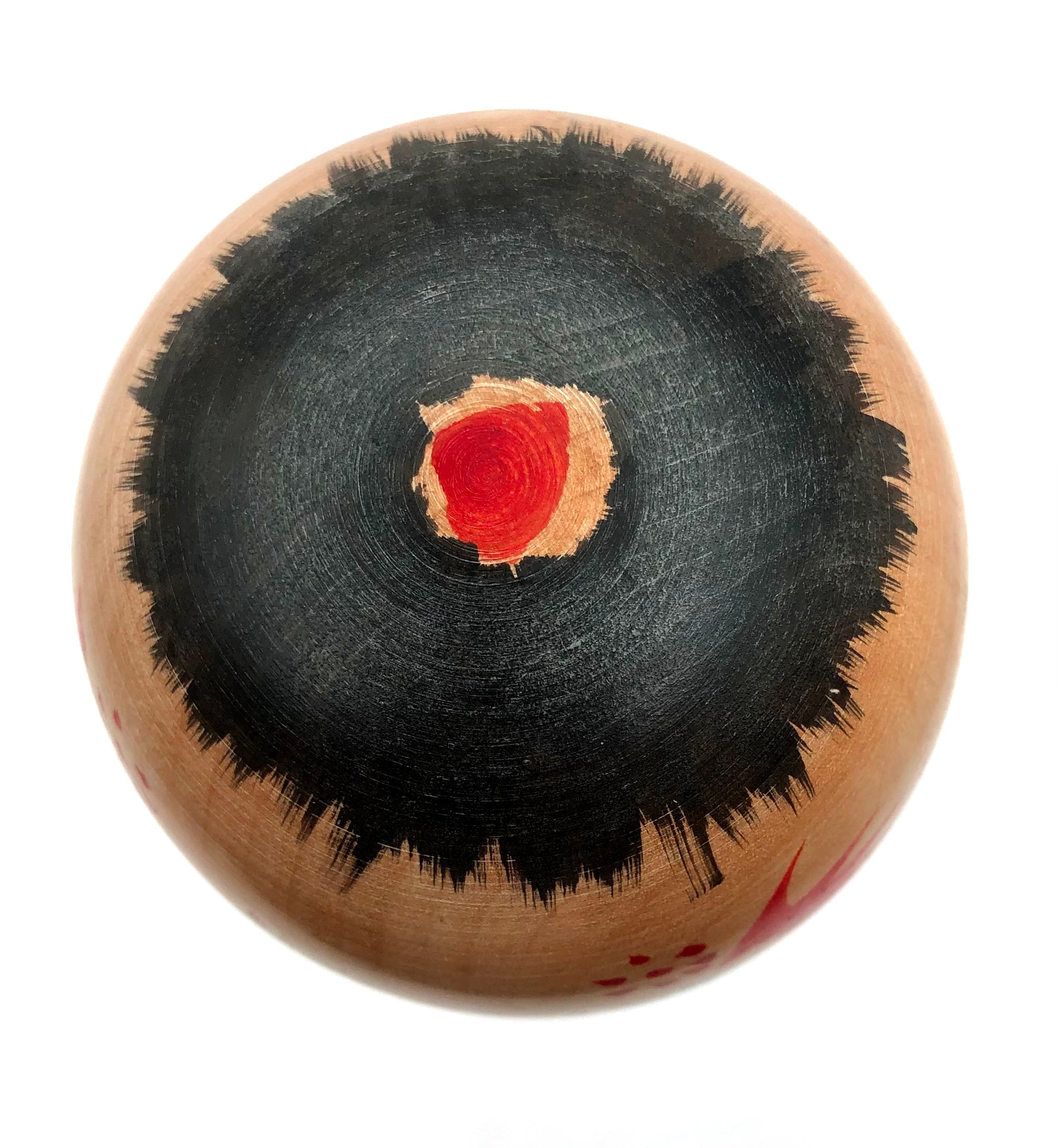 Vintage Japanese Traditional Zao Kokeshi by Ishiyama, Sanshiro (1909-1993)