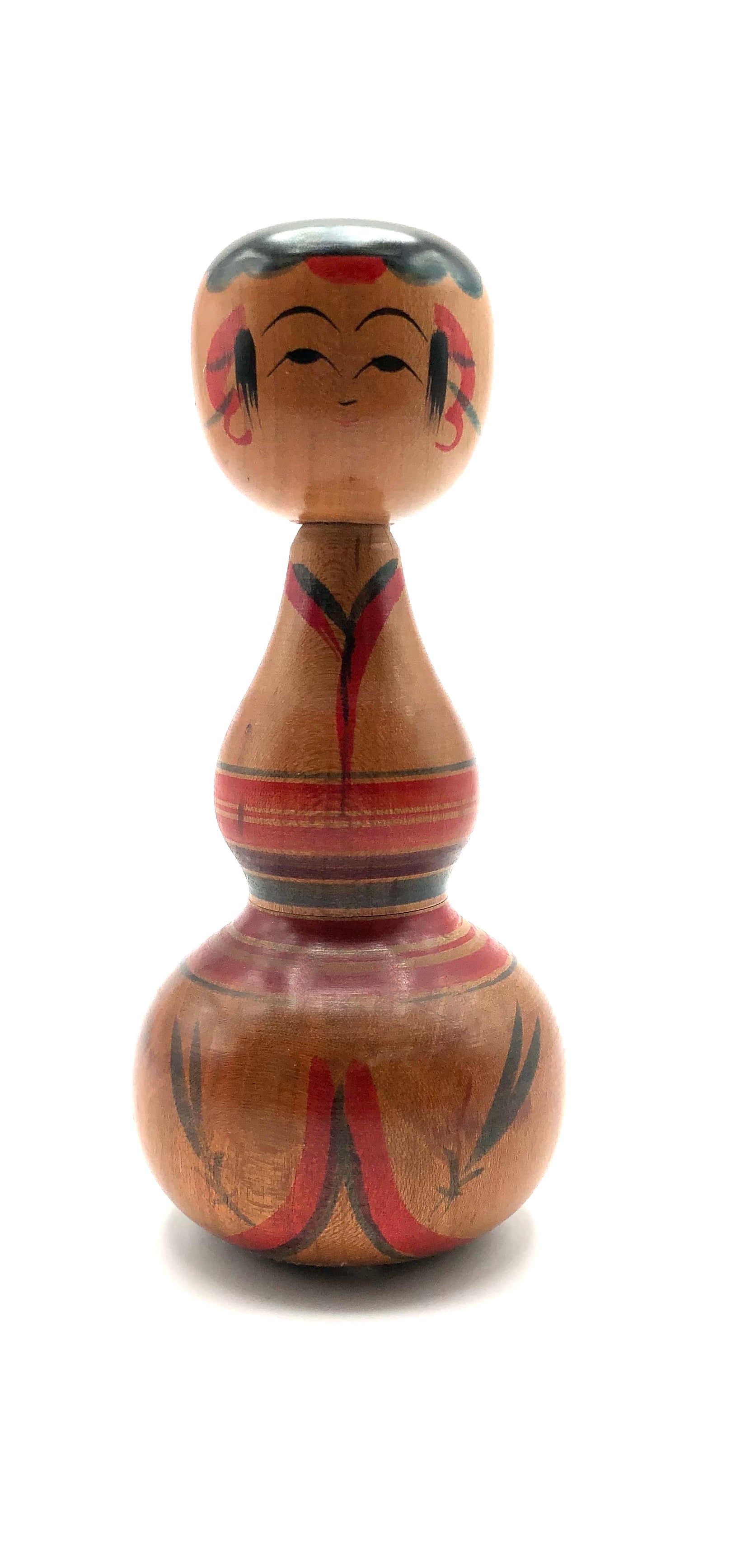 Vintage Japanese RARE Yajirou Ejiko Container with Miniature Spinning Tops/Daruma | Koma by Sato Koichi