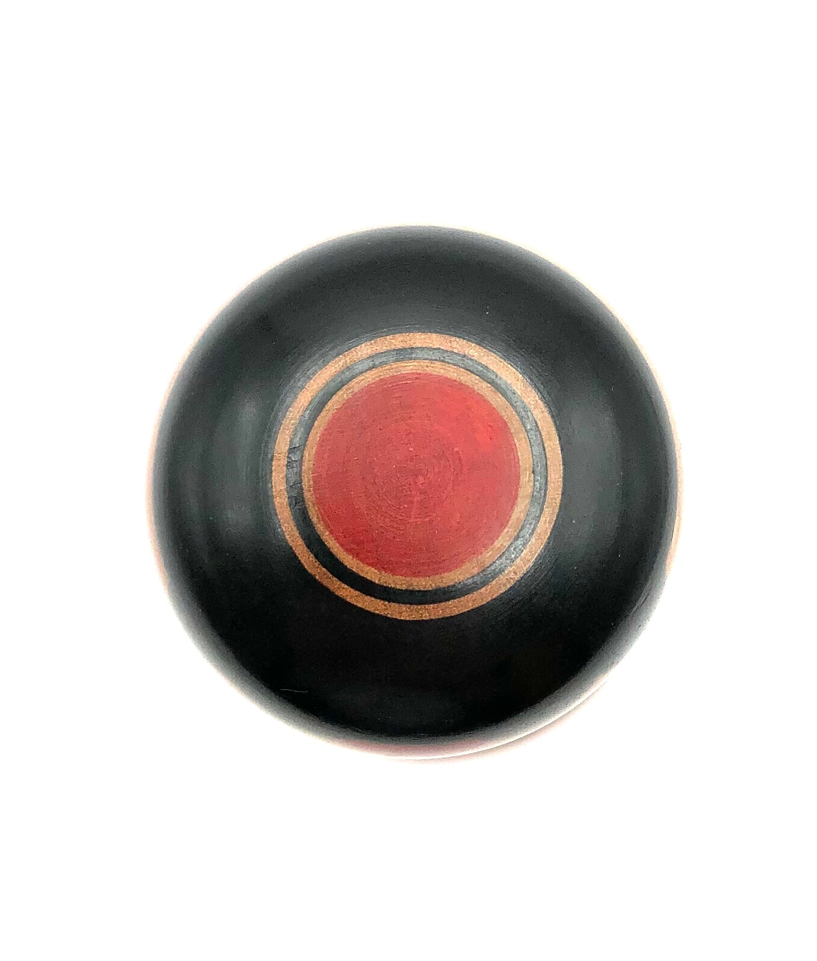 Vintage Japanese RARE Yajirou Ejiko Container with Miniature Spinning Tops | Koma by Ooizumi, Kiyomi (1936-)