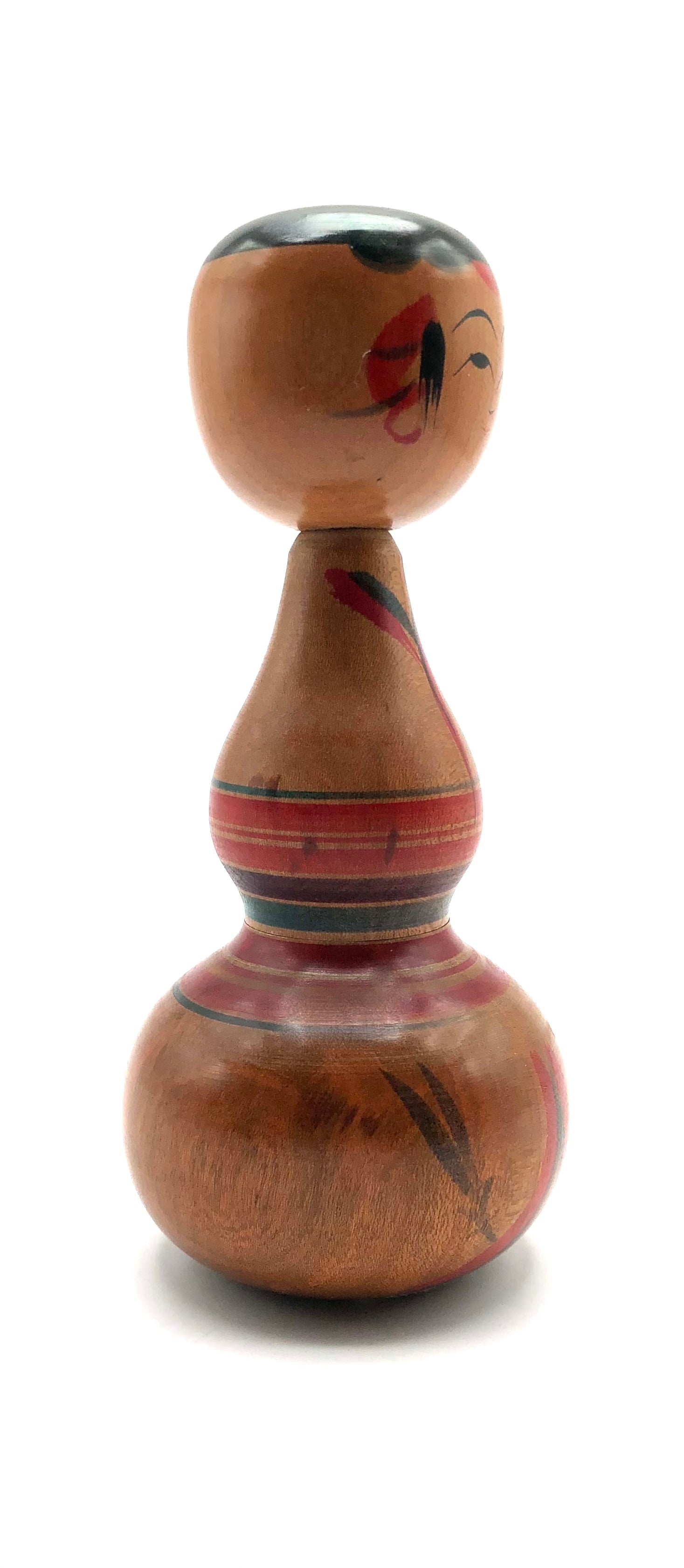 Vintage Japanese RARE Yajirou Ejiko Container with Miniature Spinning Tops | Koma by Ooizumi, Kiyomi (1936-)