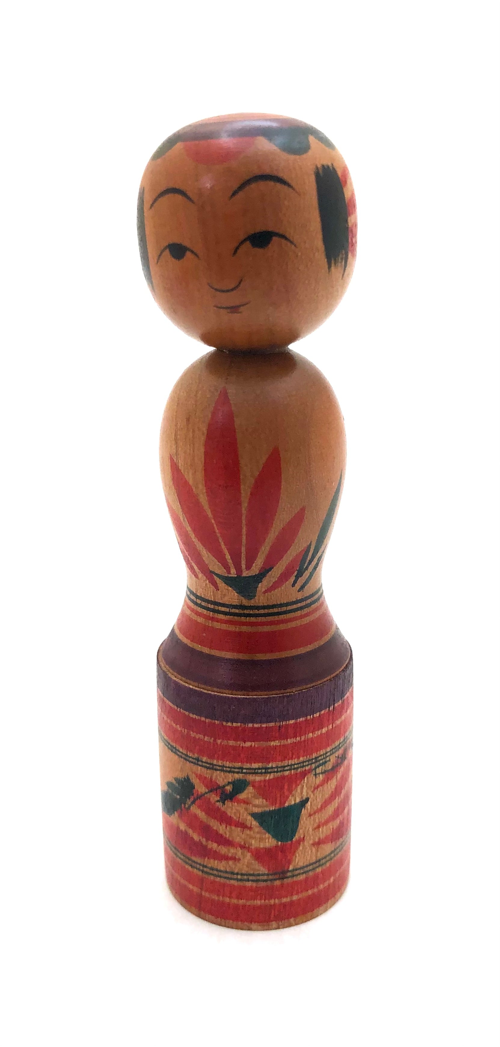 Rare Vintage Japanese Yajirou Kokeshi Personal Seal (Hanko) by Takashi Kamata