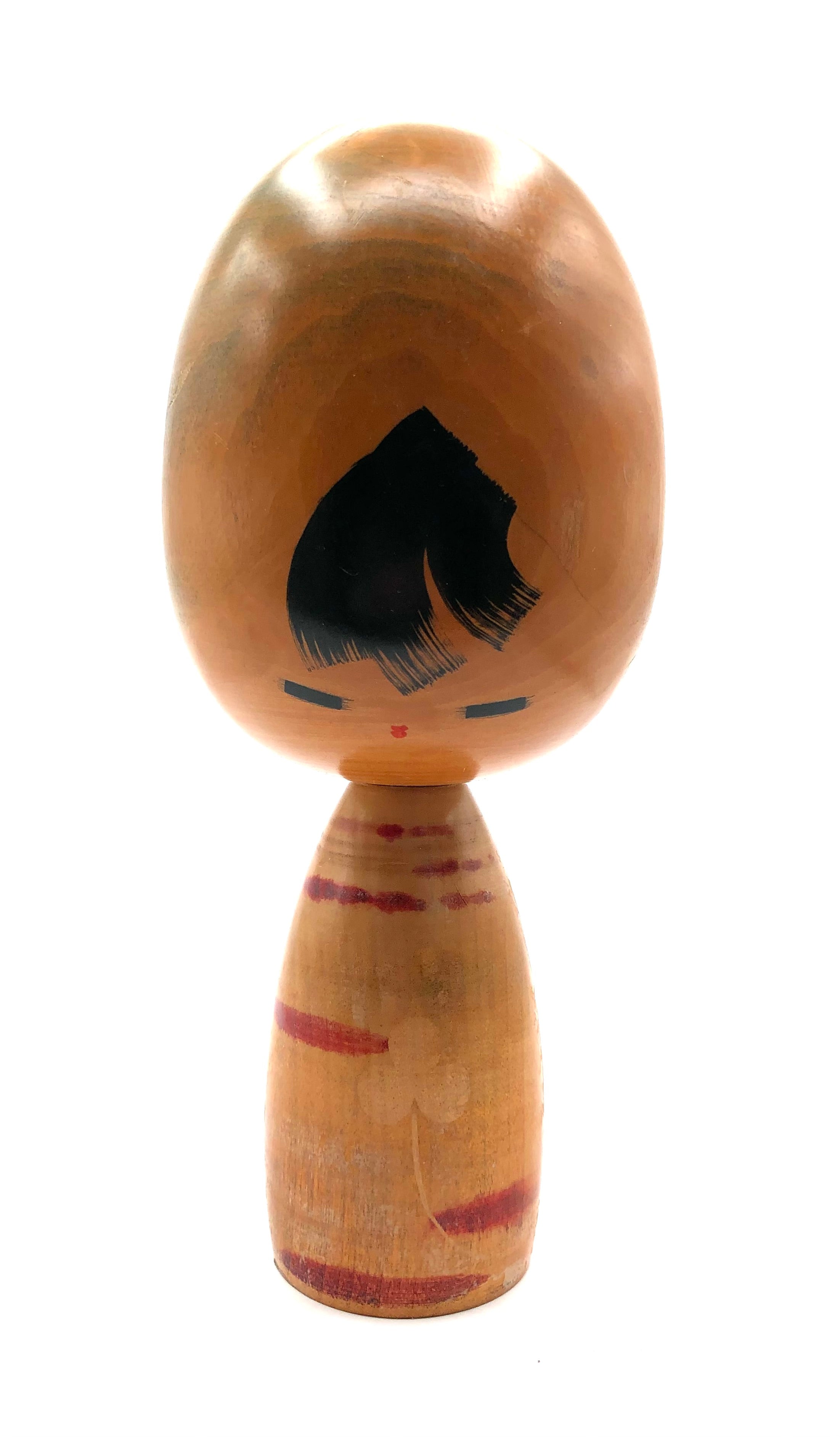 Vintage Japanese Sosaku Kokeshi entitled: “Kurōbā no ko” | Clover Child by Watanabe, Masao