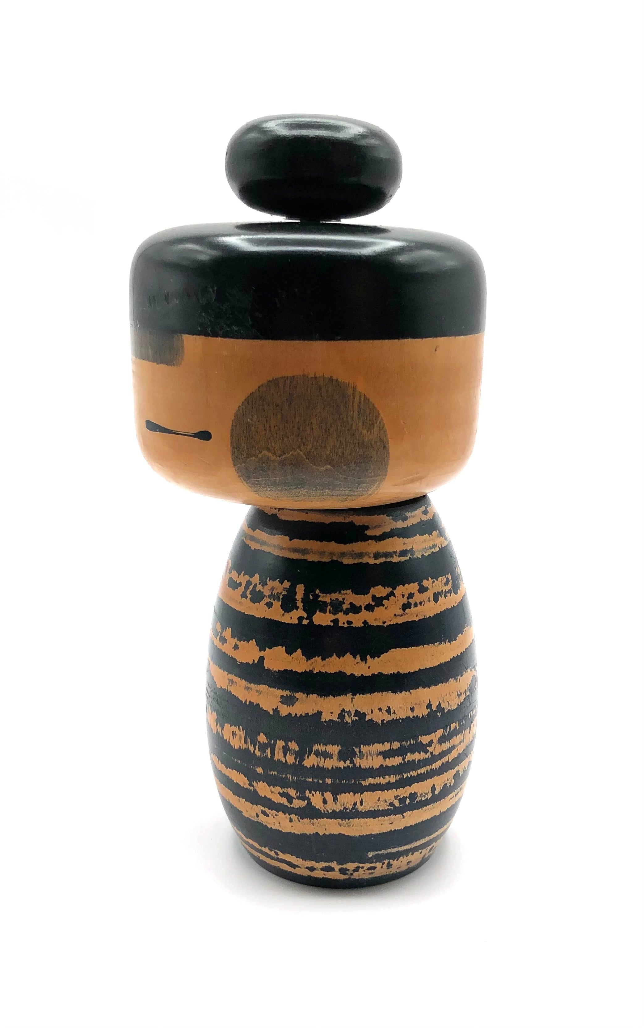 Vintage Sosaku Kokeshi entitled: “Odori | Movement” by Kano, Chiyomatsu