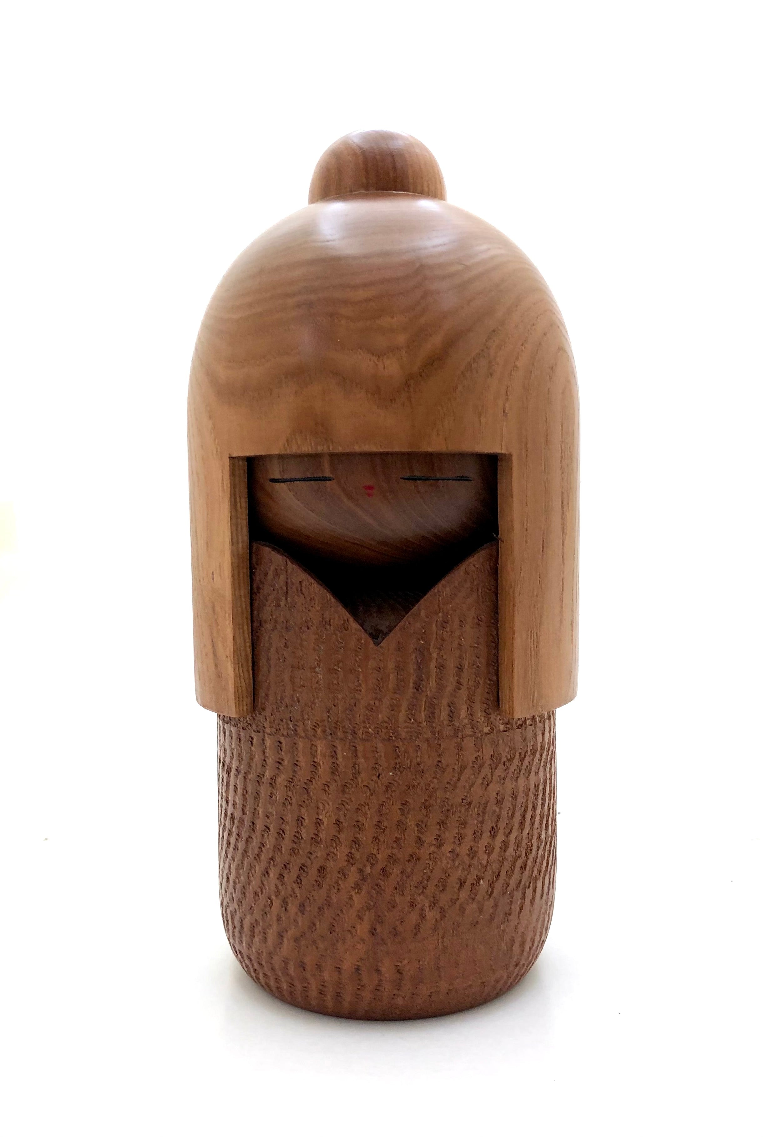 Vintage Japanese Sosaku Kokeshi entitled: “Uchiki | Shyness” by Shouzan, Shido