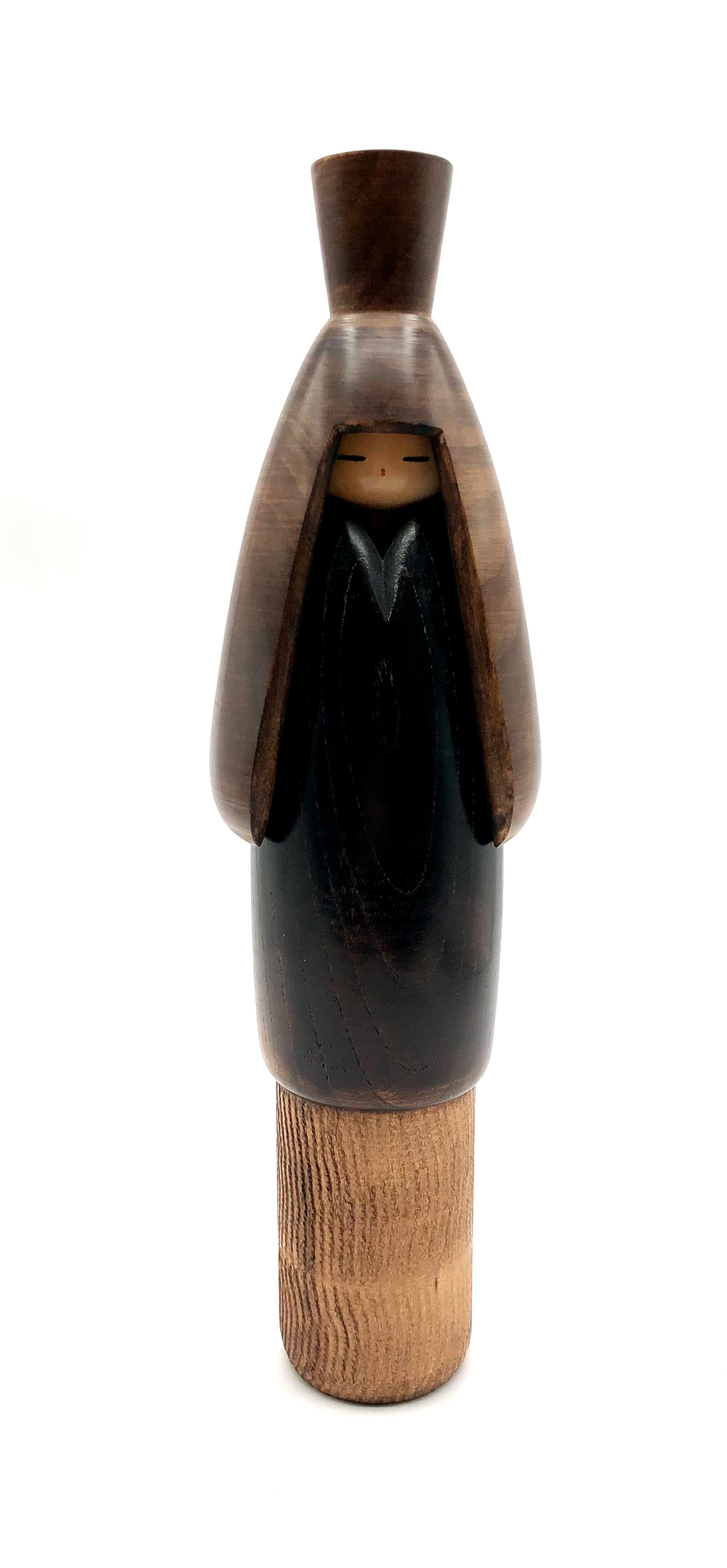 Vintage Sosaku Kokeshi entitled: “Yukiguni no Warabe | Children of the Snow Country” by Shouzan, Shido