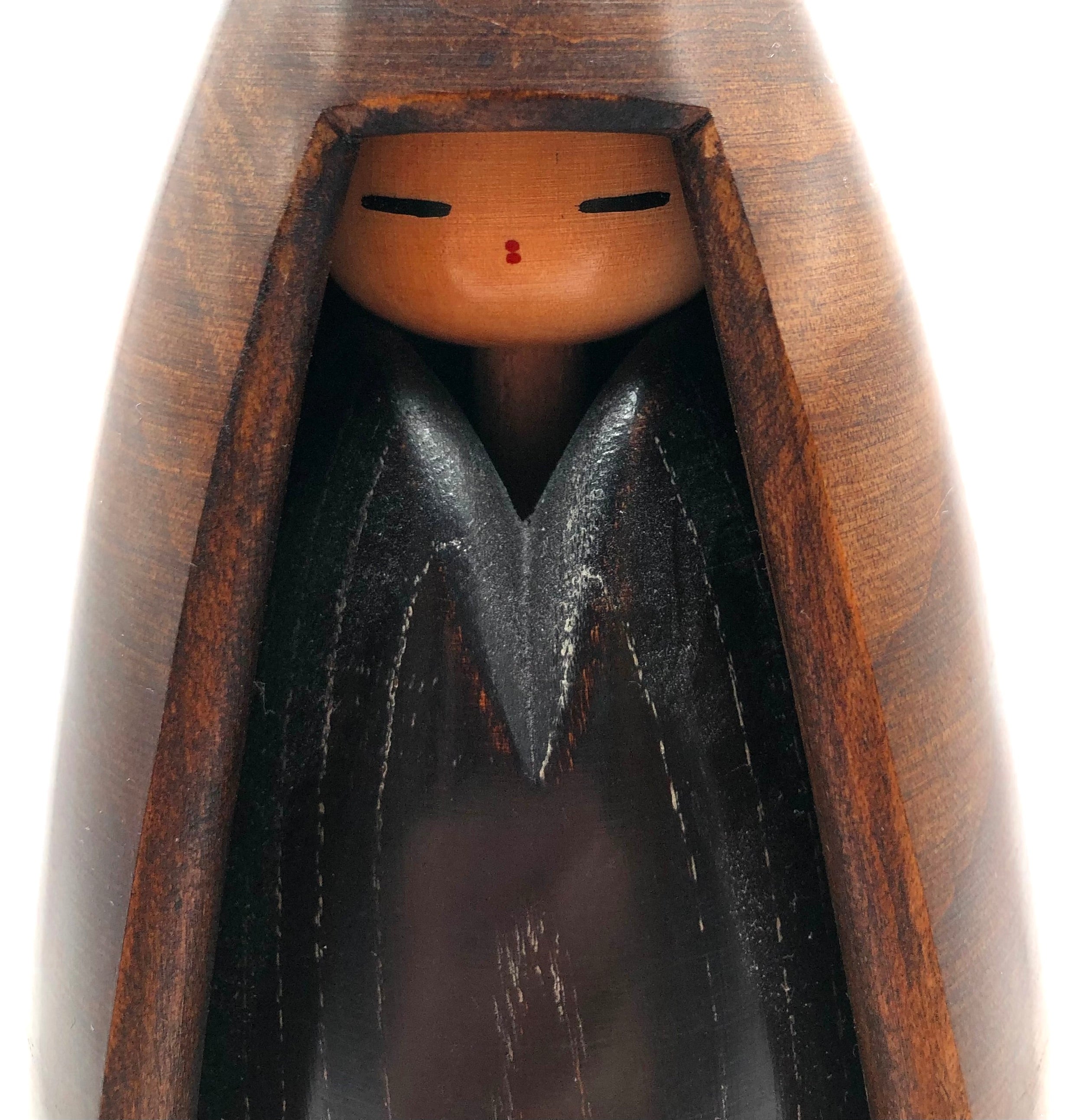 Vintage Sosaku Kokeshi entitled: “Yukiguni no Warabe | Children of the Snow Country” by Shouzan, Shido