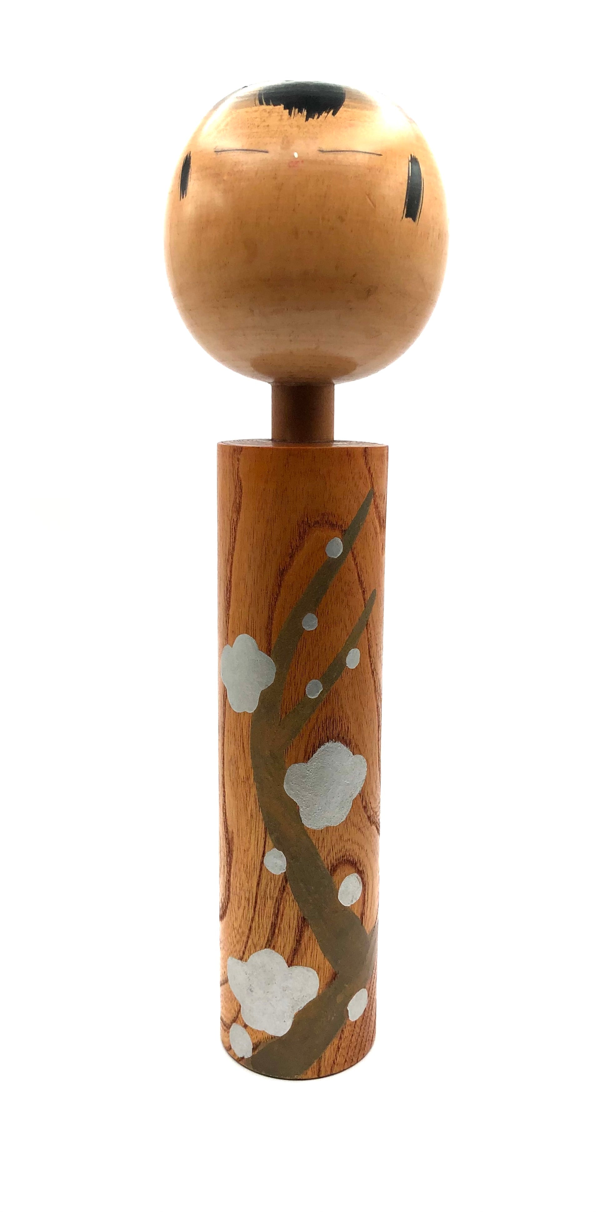 Vintage Sosaku Kokeshi entitled “Korin | After Ogata Korin” by Takahashi, Hashime (1918-2002)