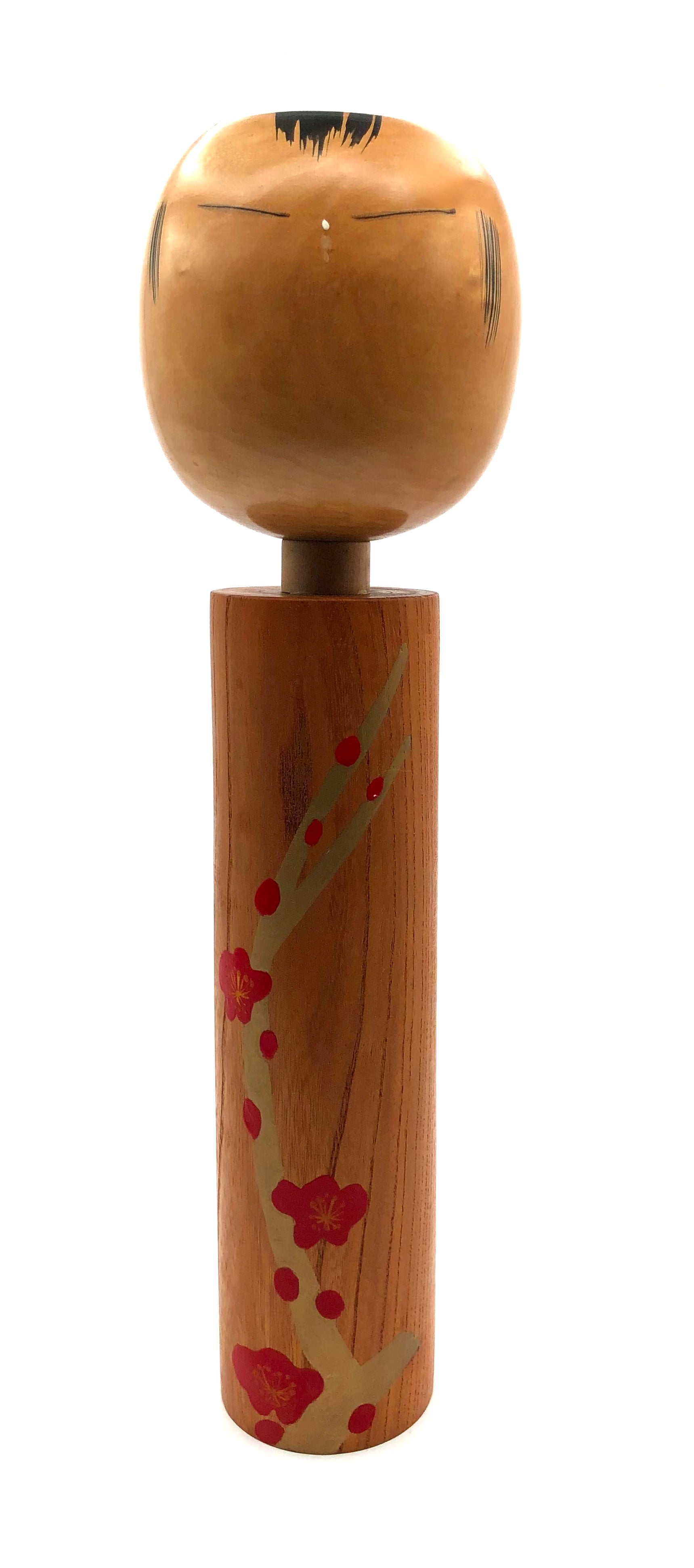 Vintage Sosaku Kokeshi entitled “Korin | After Ogata Korin” by Takahashi, Hashime (1918-2002)