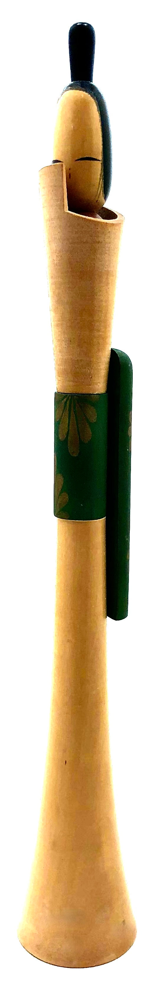 Vintage Sosaku Kokeshi entitled: “Osone / Mai | Dancer” by Shouzan, Shido (1932-1995)