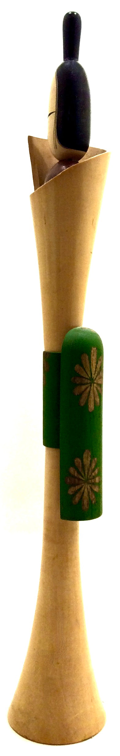 Vintage Sosaku Kokeshi entitled: “Osone / Mai | Dancer” by Shouzan, Shido (1932-1995)