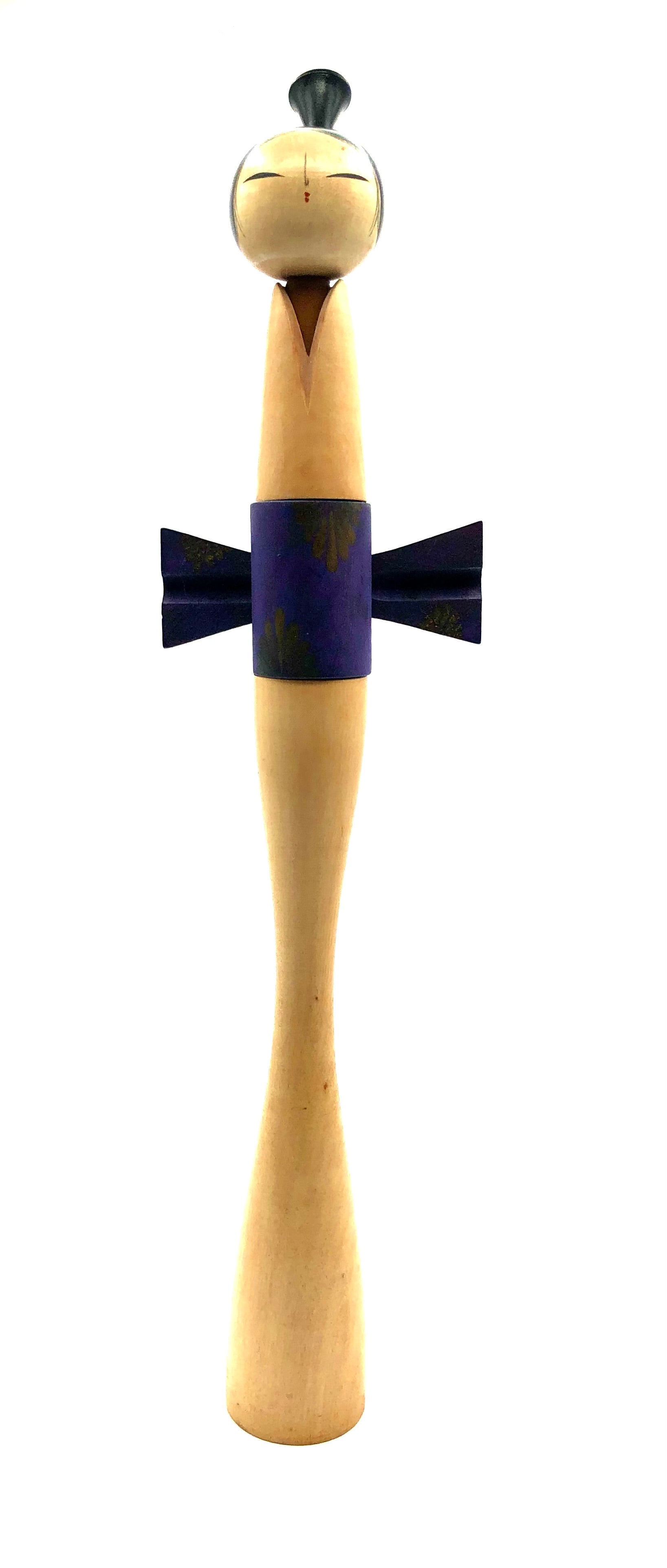 Vintage Sosaku Kokeshi entitled: “Osone / Mai | Dancer” by Shouzan, Shido (1932-1995)