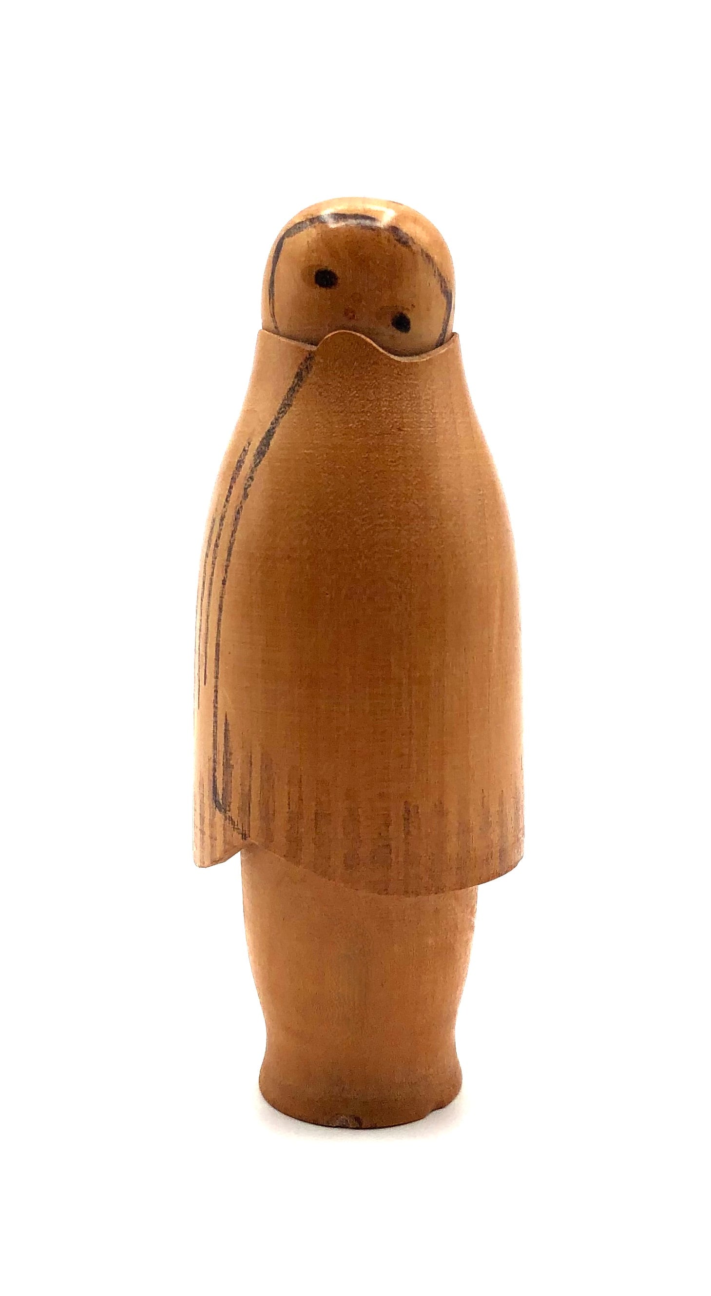 Vintage Sosaku Kokeshi entitled: “Yukinko” | Snow Child” by Yusa, Fukuju, (1930-2001)