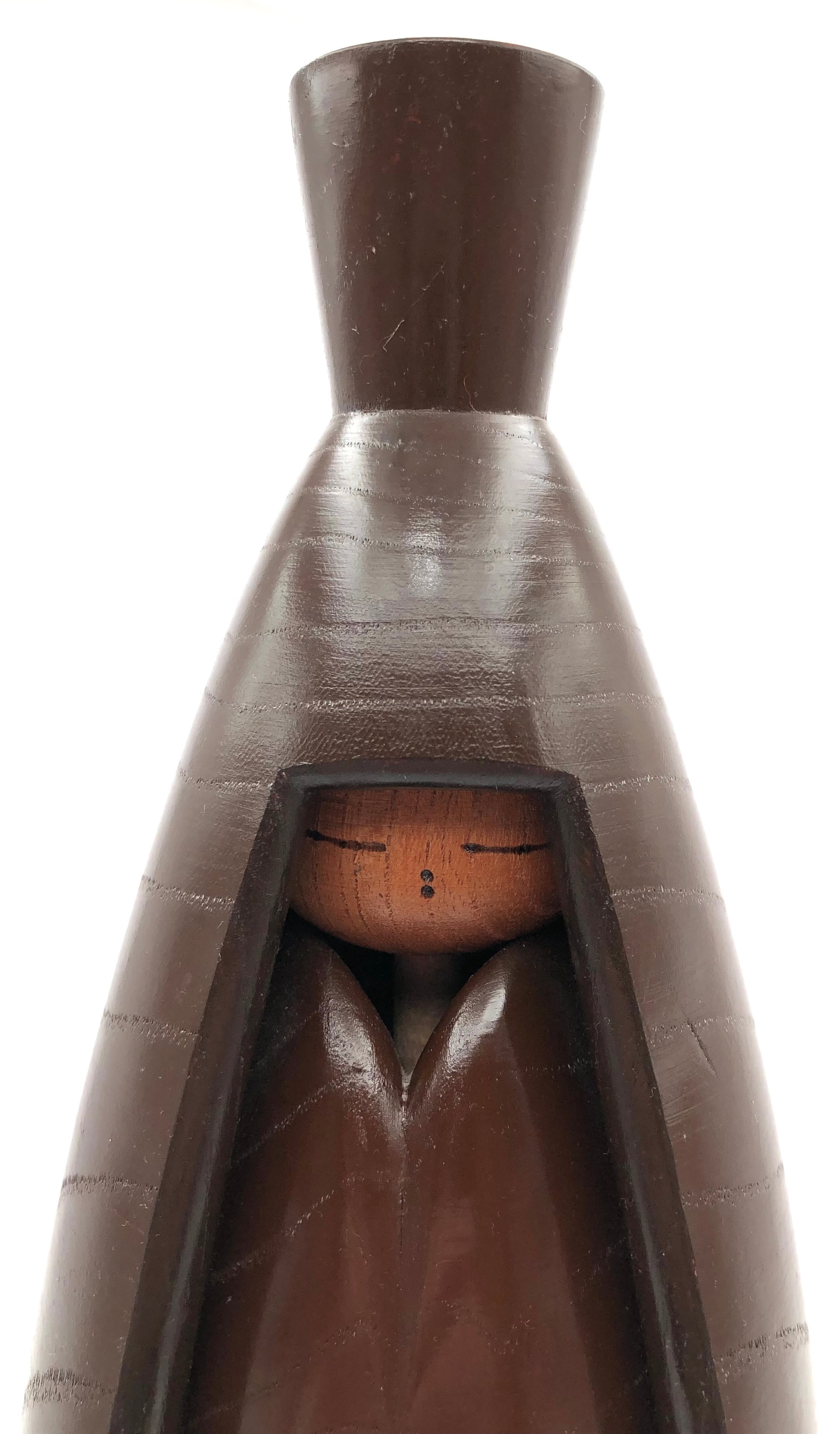 Vintage Sosaku Kokeshi entitled: “Yukiguni no Warabe | Children of the Snow Country” by Shouzan, Shido (1932-1995)