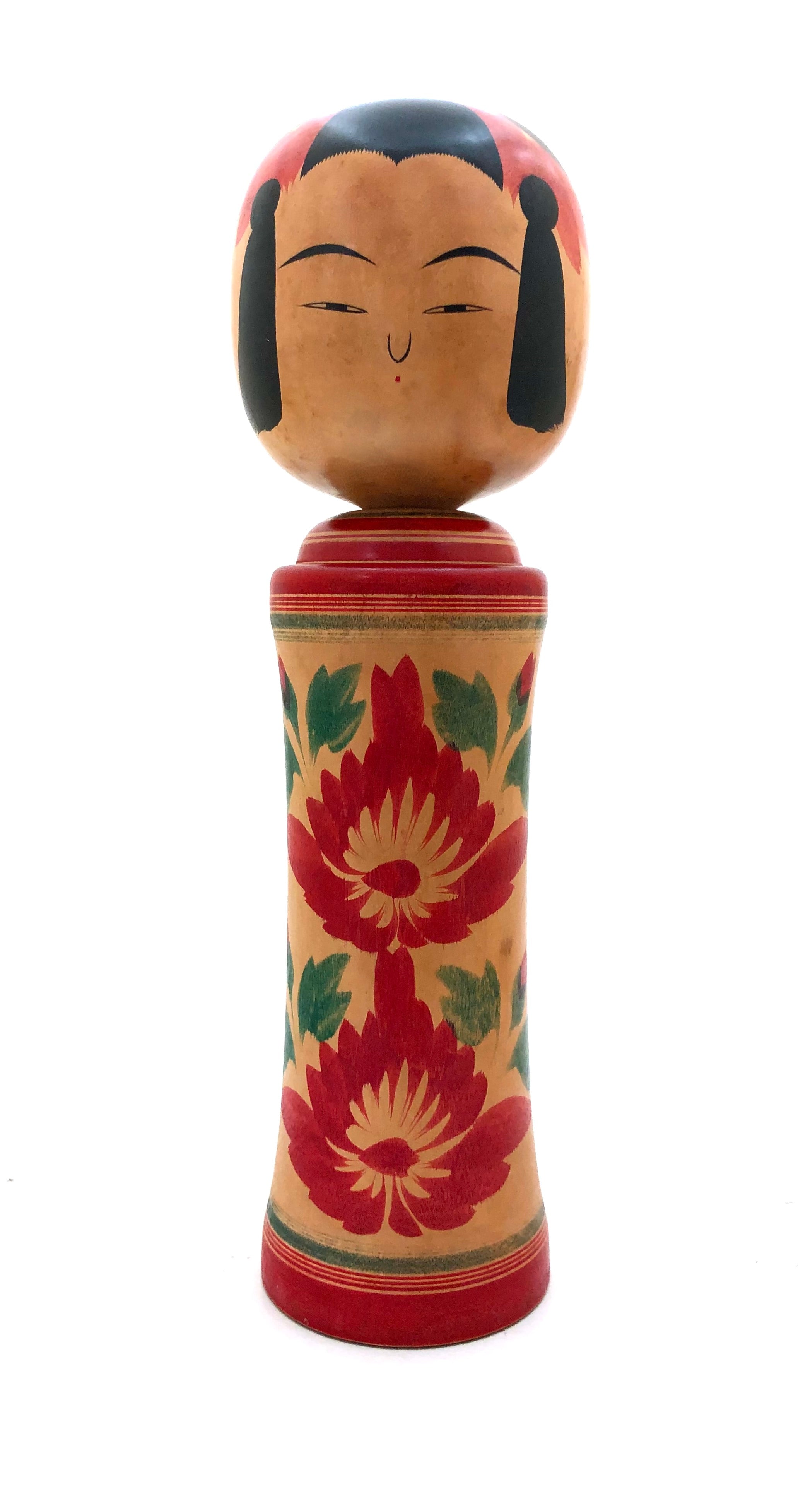 Vintage Japanese Traditional Narugo Kokeshi by Yusa, Fukuju