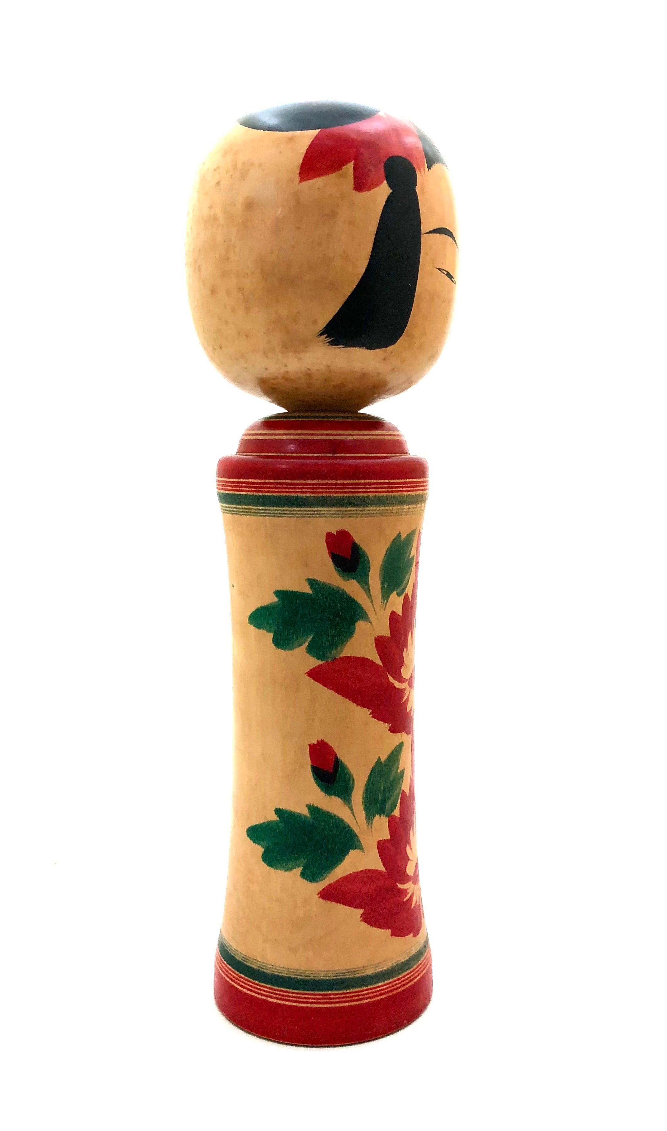 Vintage Japanese Traditional Narugo Kokeshi by Yusa, Fukuju