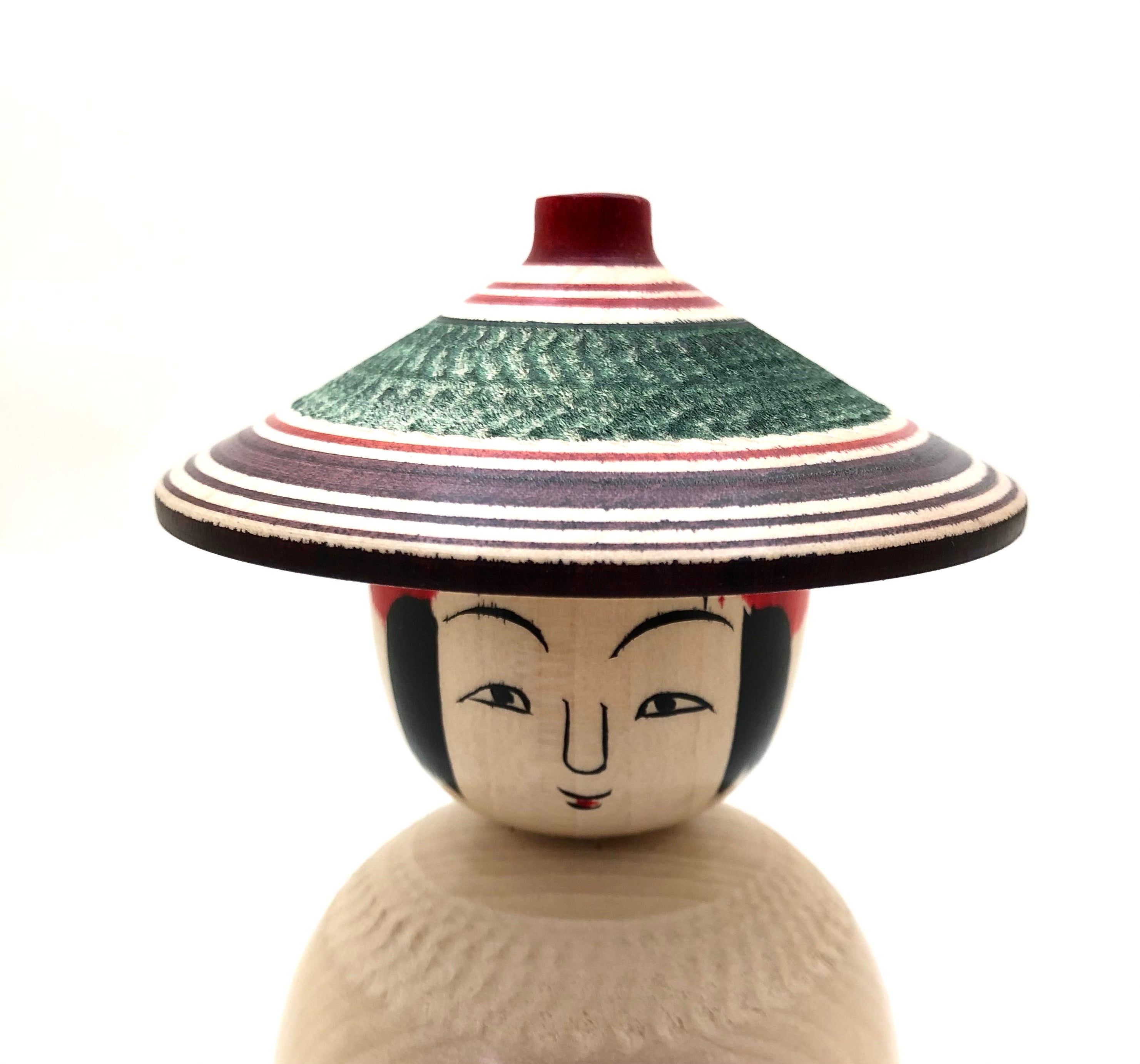 Vintage Traditional Tsuchiyu Kokeshi by Watanabe, Tetsuo