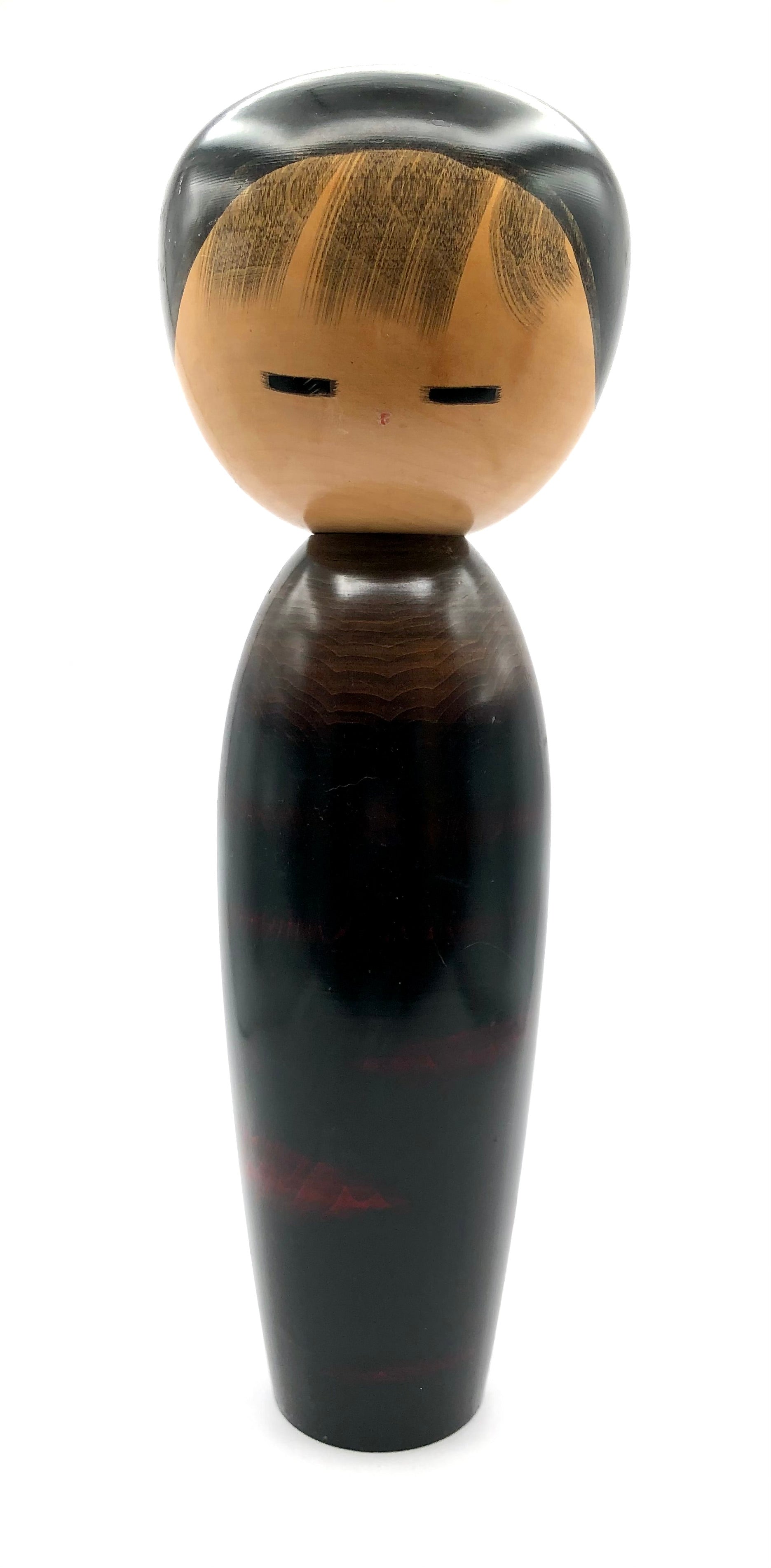 Vintage Sosaku Kokeshi entitled: “Chigo Sakura | Cherry Blossom Child” by Watanabe, Masao