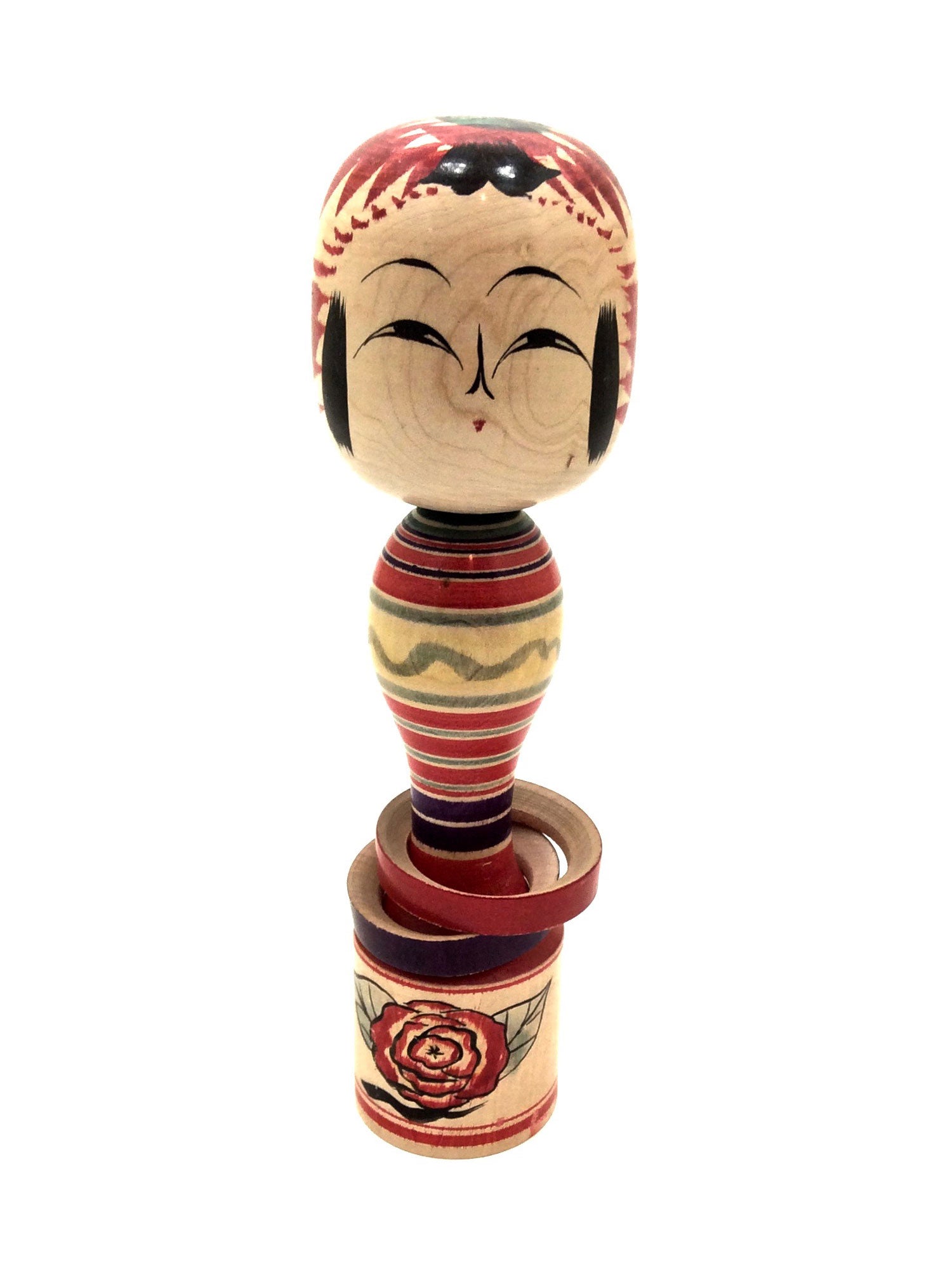 Vintage Tougatta Traditional Kokeshi by Yonamoto, Minoru