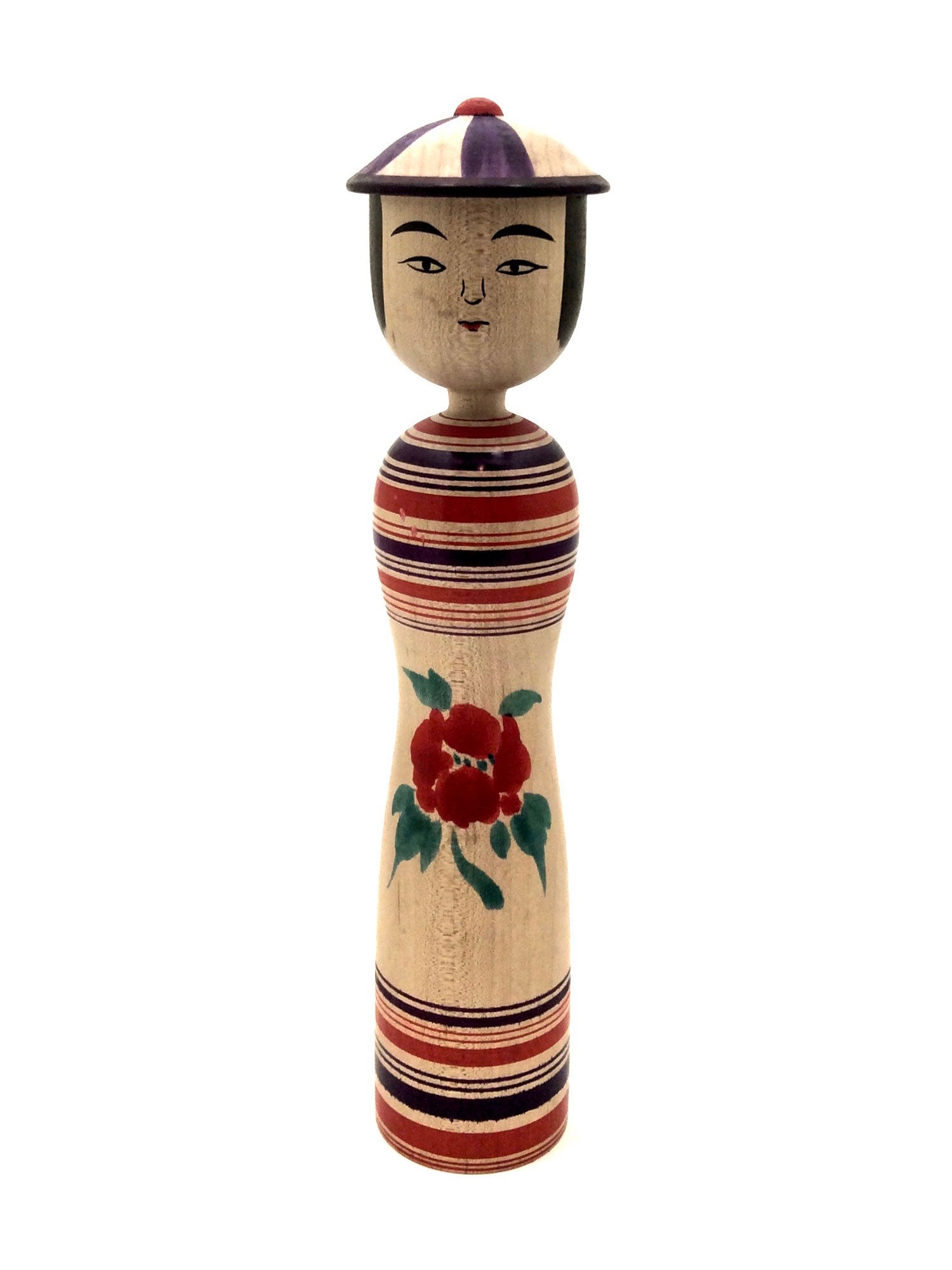 Vintage Tsugaru Traditional Kokeshi by Abo, Muchihide