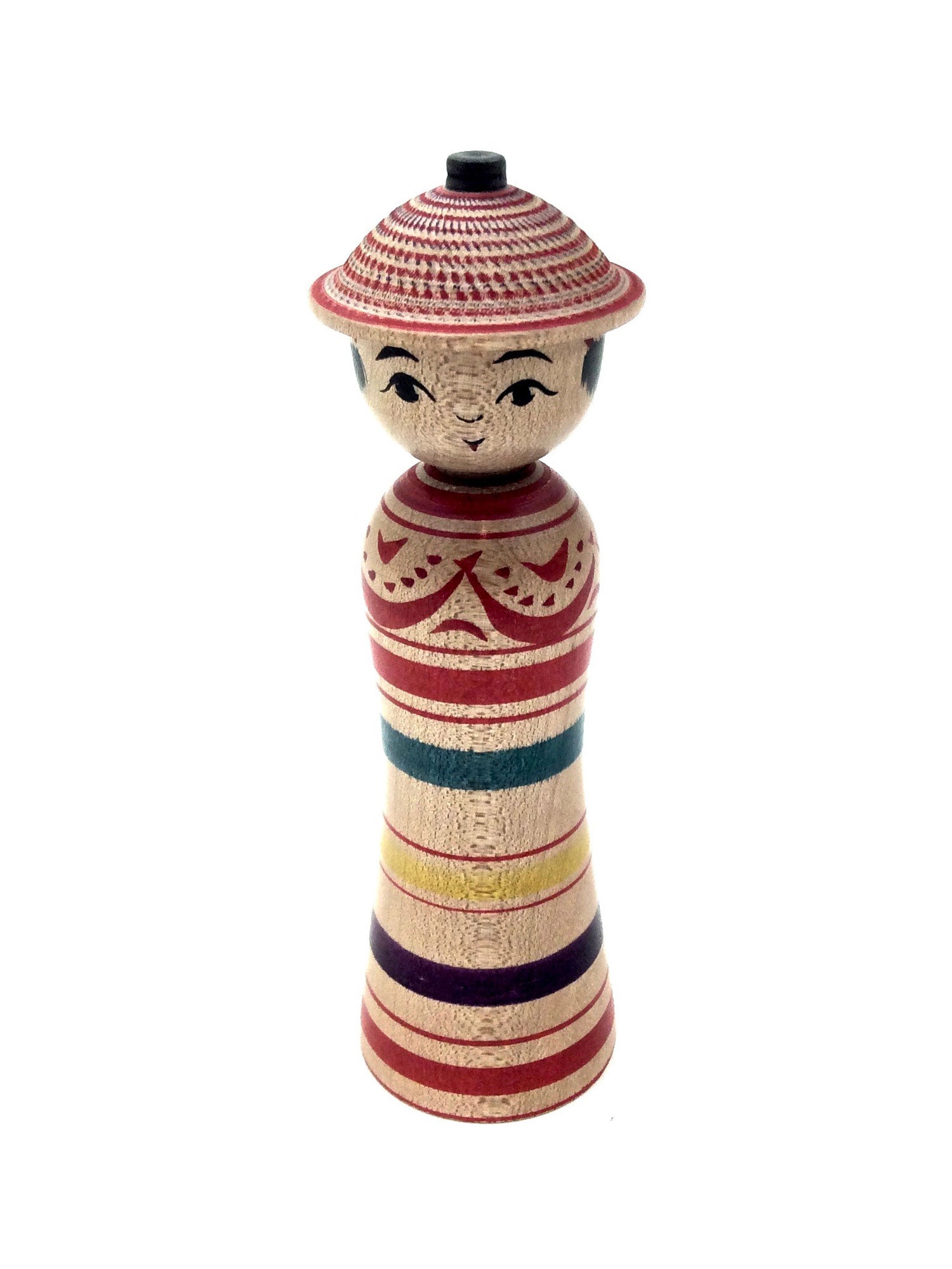 Vintage Tsugaru Traditional Kokeshi by Kitayama, Moriharu