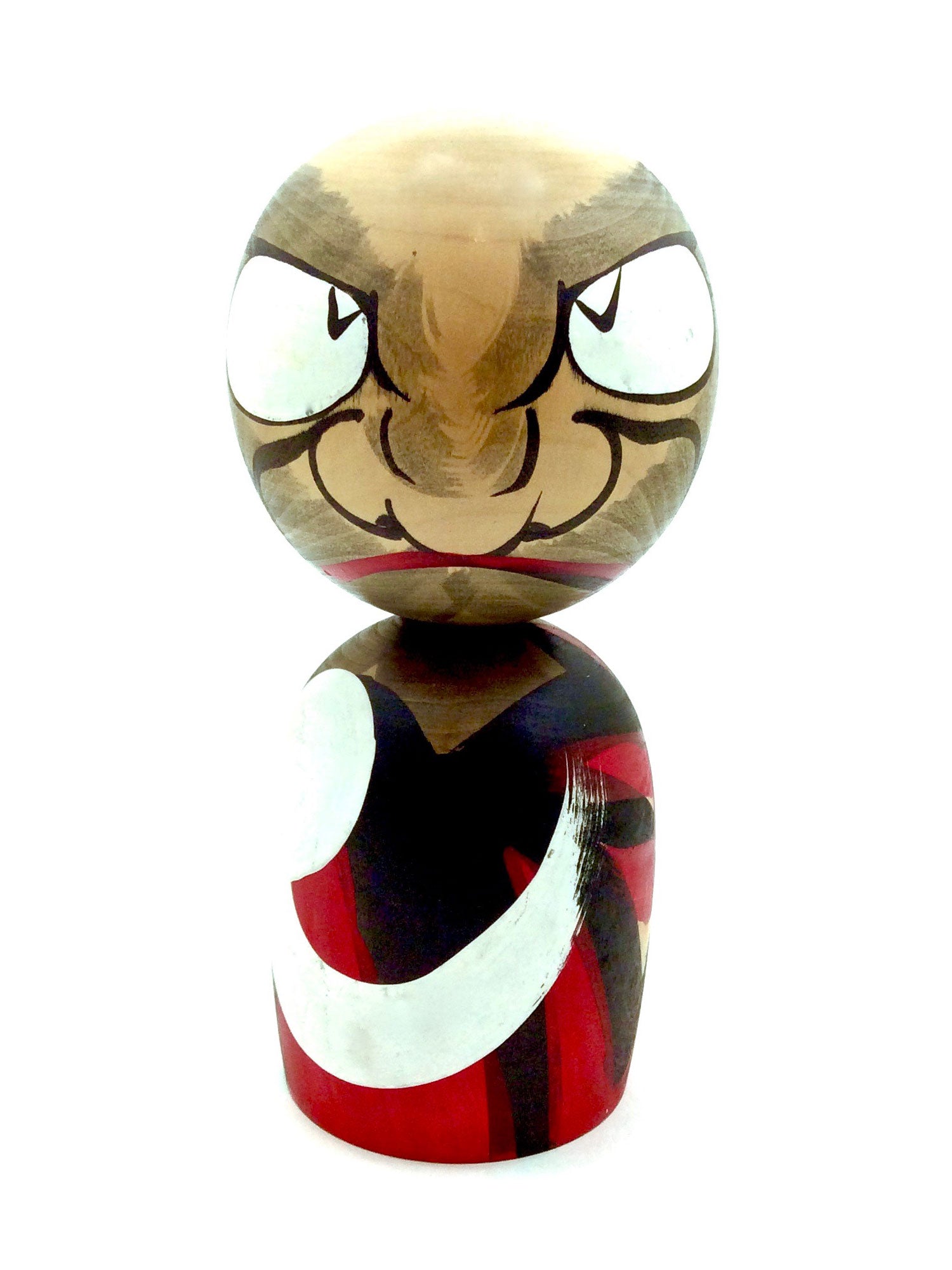 Sosaku Kokeshi by Nyogetsuin entitled: "Erosuki | Daruma Nodder"