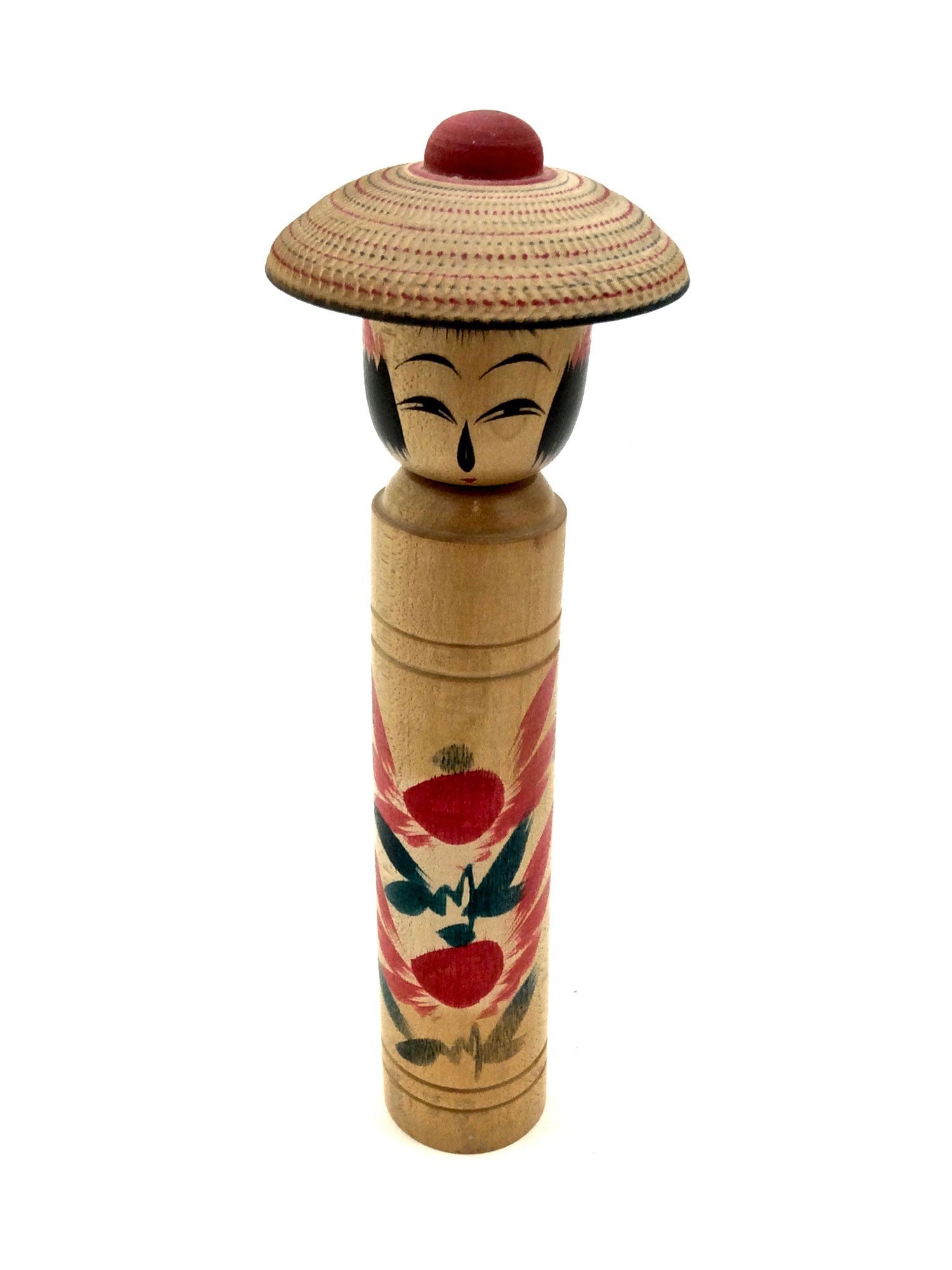 Vintage Sakunami Traditional Kokeshi by Hiraga, Teruyuki