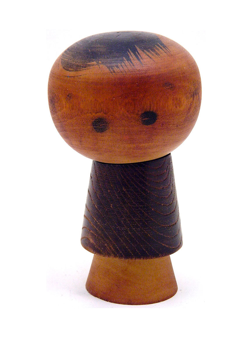 Chameko | Urchin Vintage sosaku kokeshi doll by Watanabe, Masao