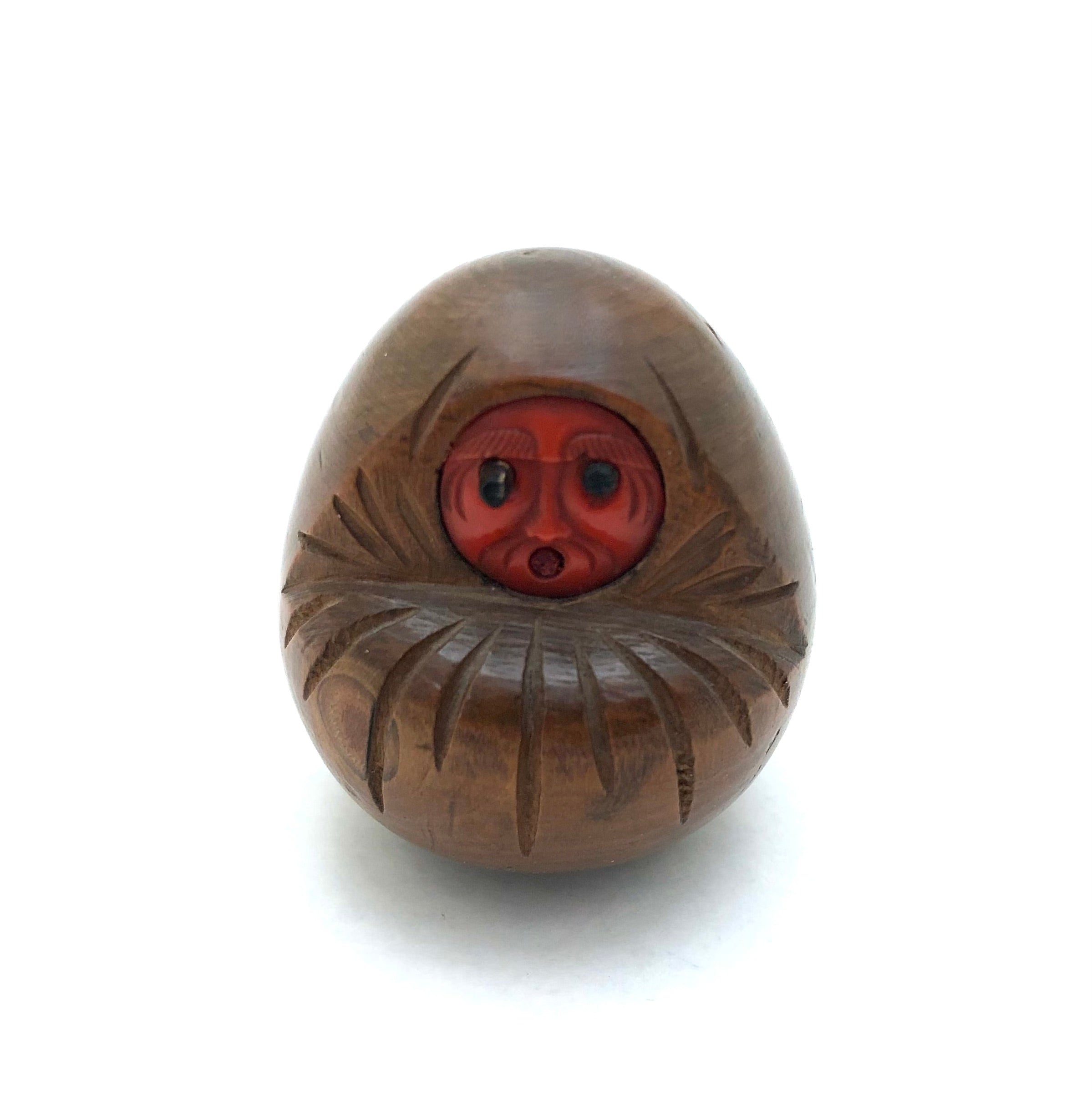 Antique Japanese Kobe Daruma Toy | Ningyo Dharma