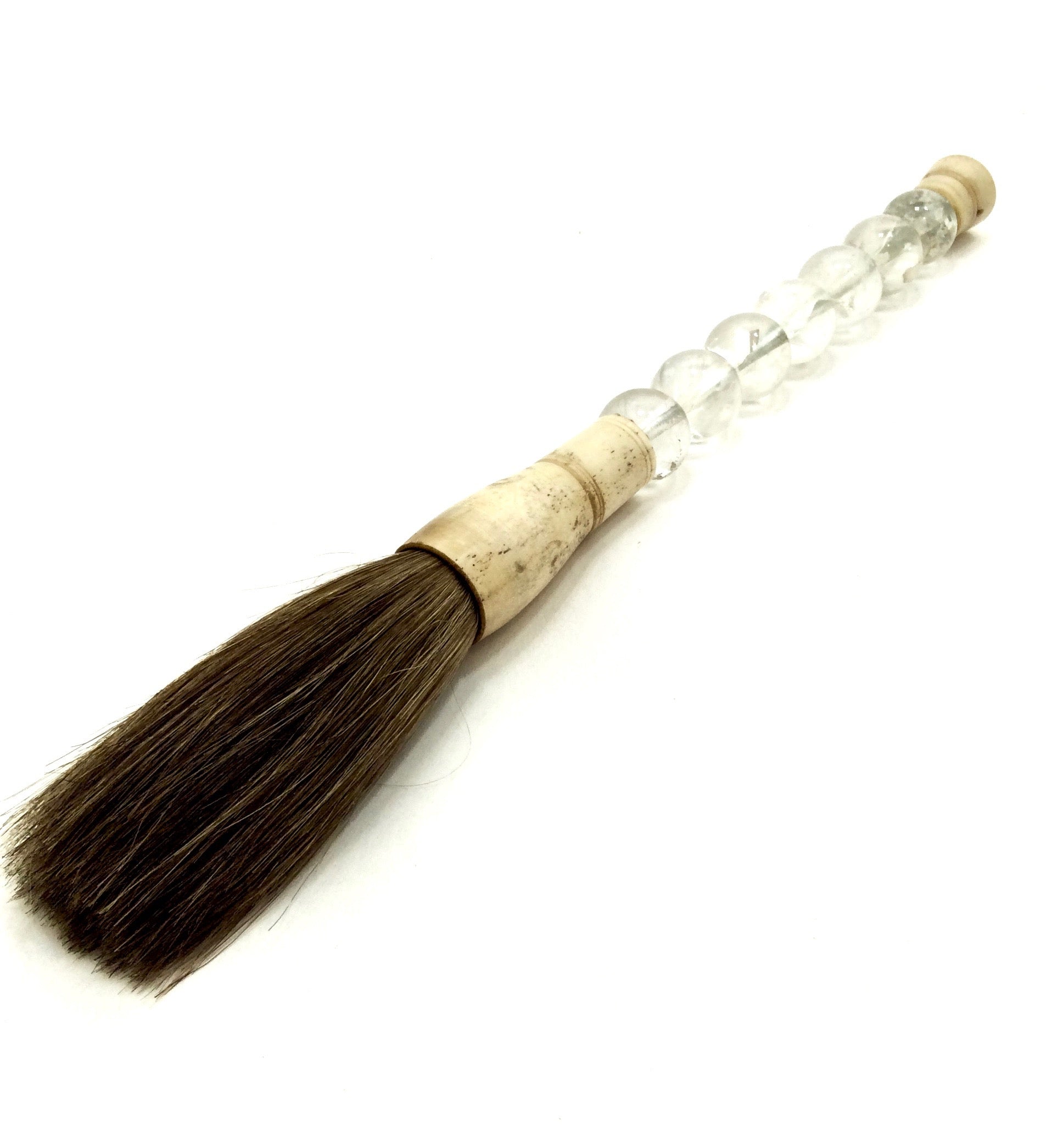 Vintage Japanese Crystal Bead Calligraphy Brush | Fude
