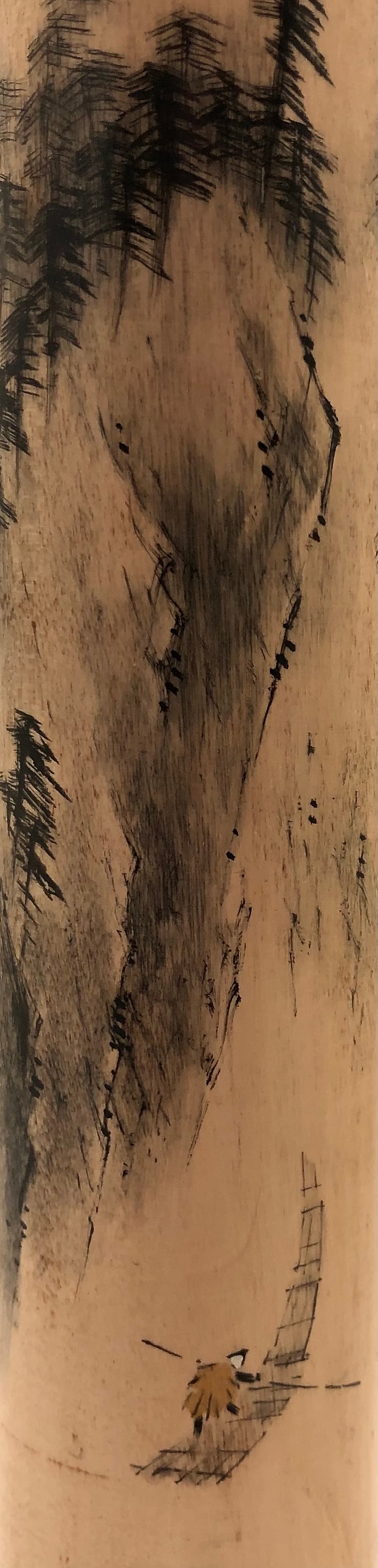 Vintage Sosaku Kokeshi entitled: “Fāsukai | Far Sky” by Kato, Hiroshi