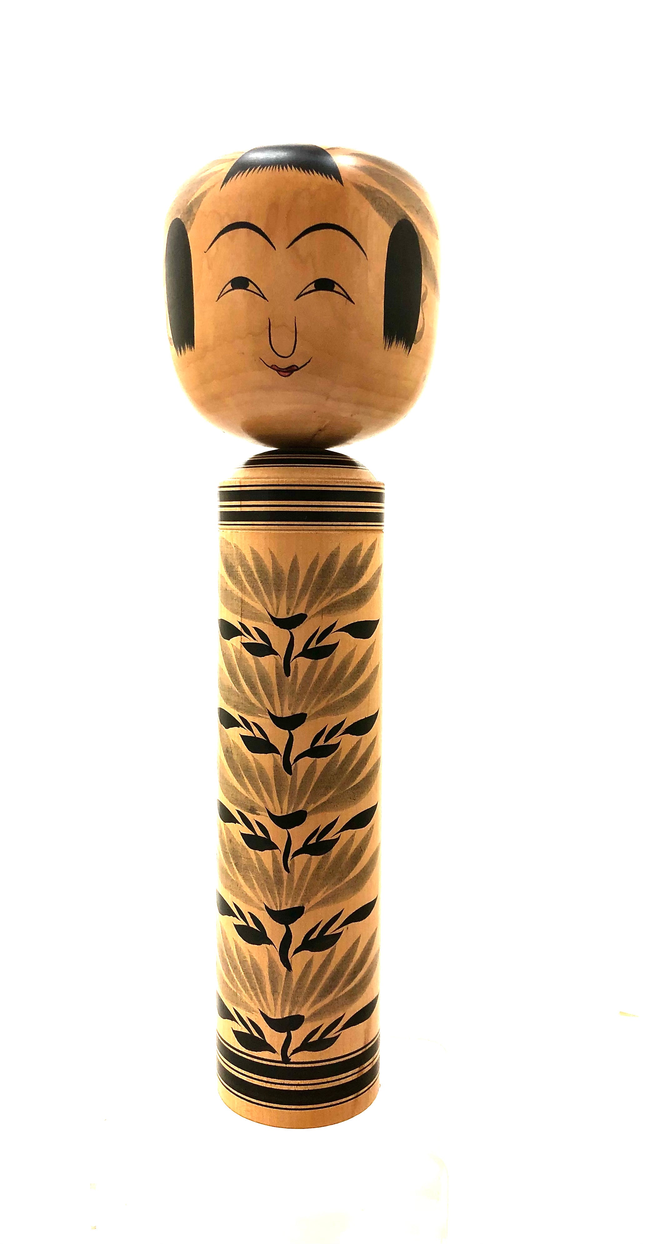 Vintage Traditional Hijiori Kokeshi by Suzuki Seiichi